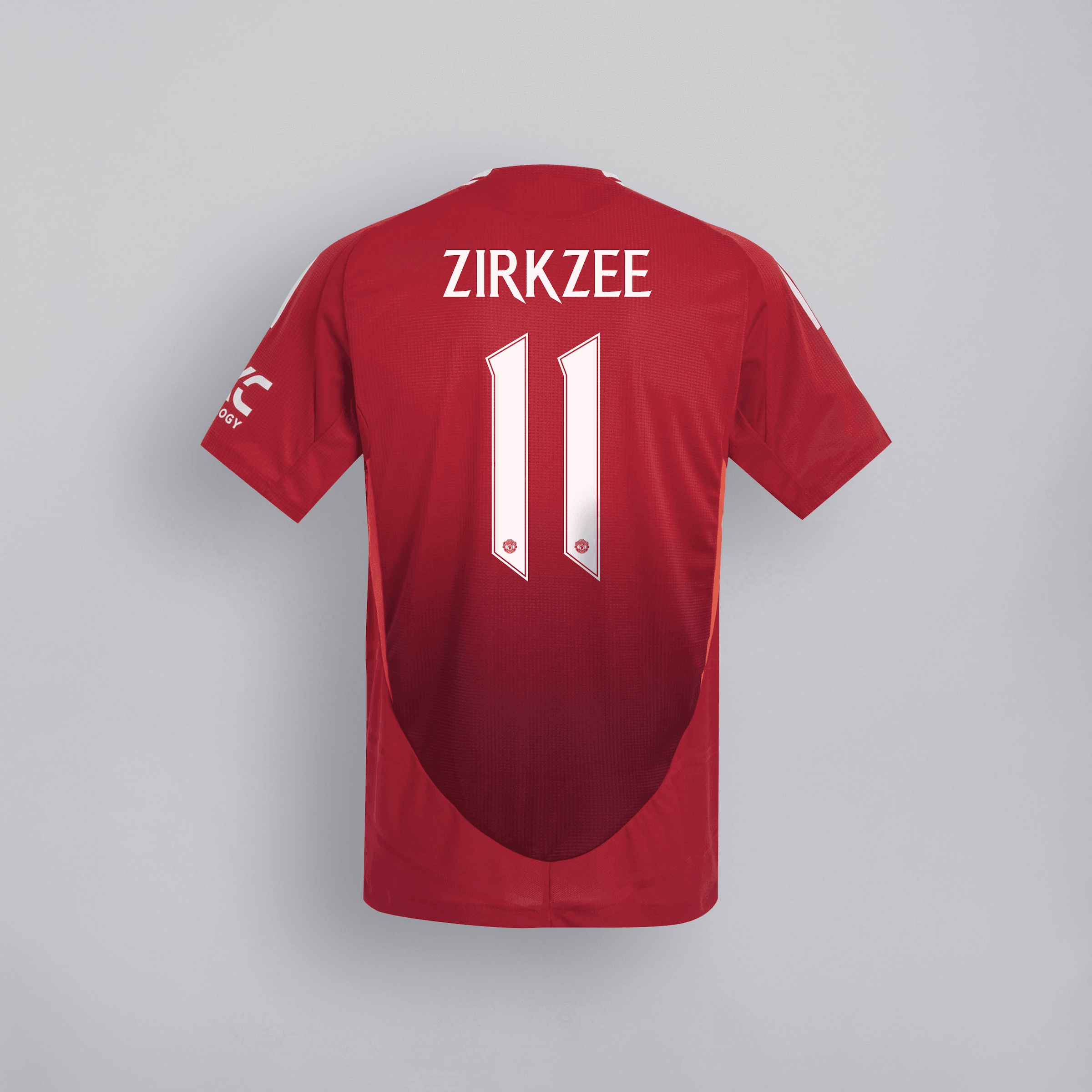 Buy Manchester United 24/25 Home Jersey with Zirkzee 11 Cup