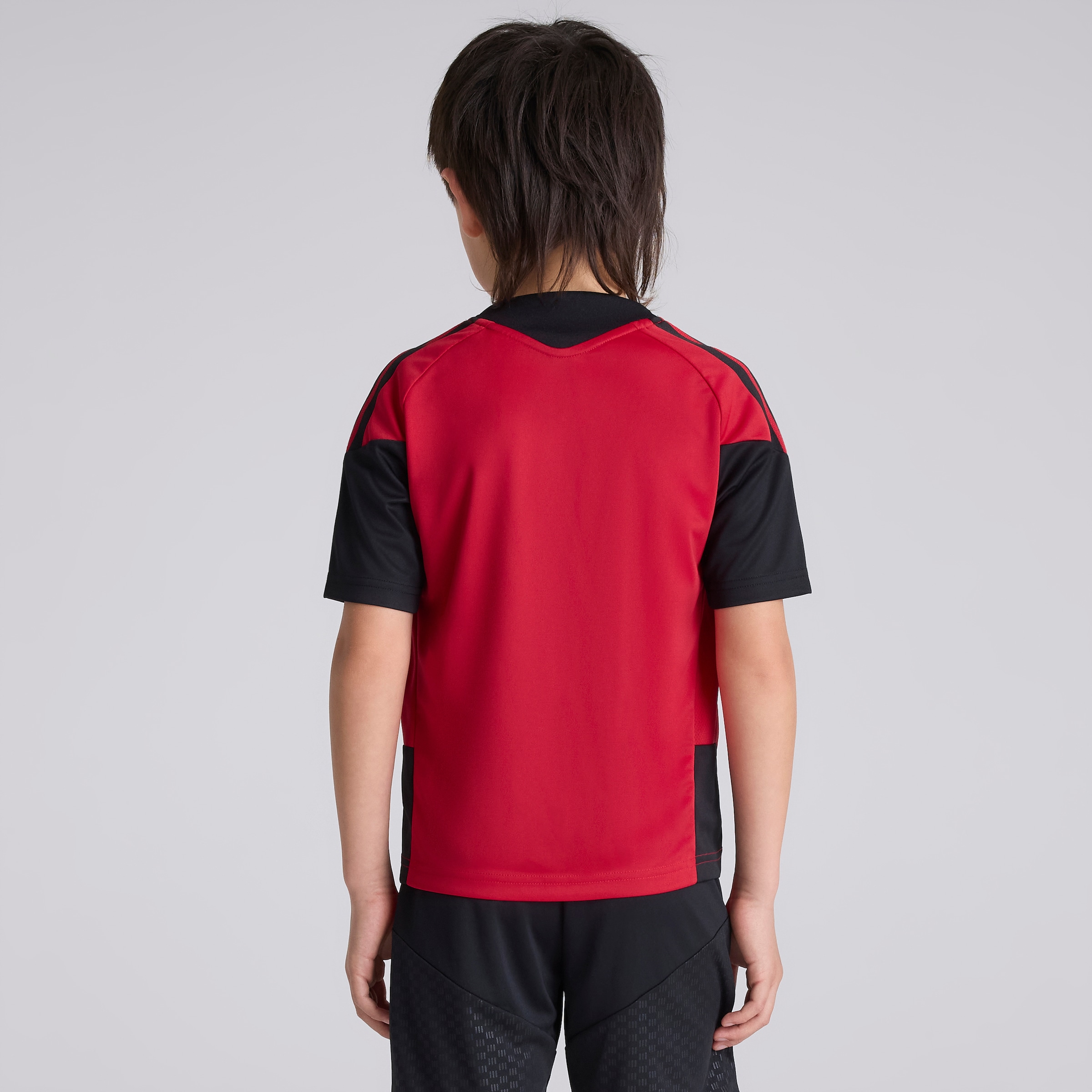 Manchester United Kids 26/27 Training Tiro Jersey Red Red Detail [2-5]