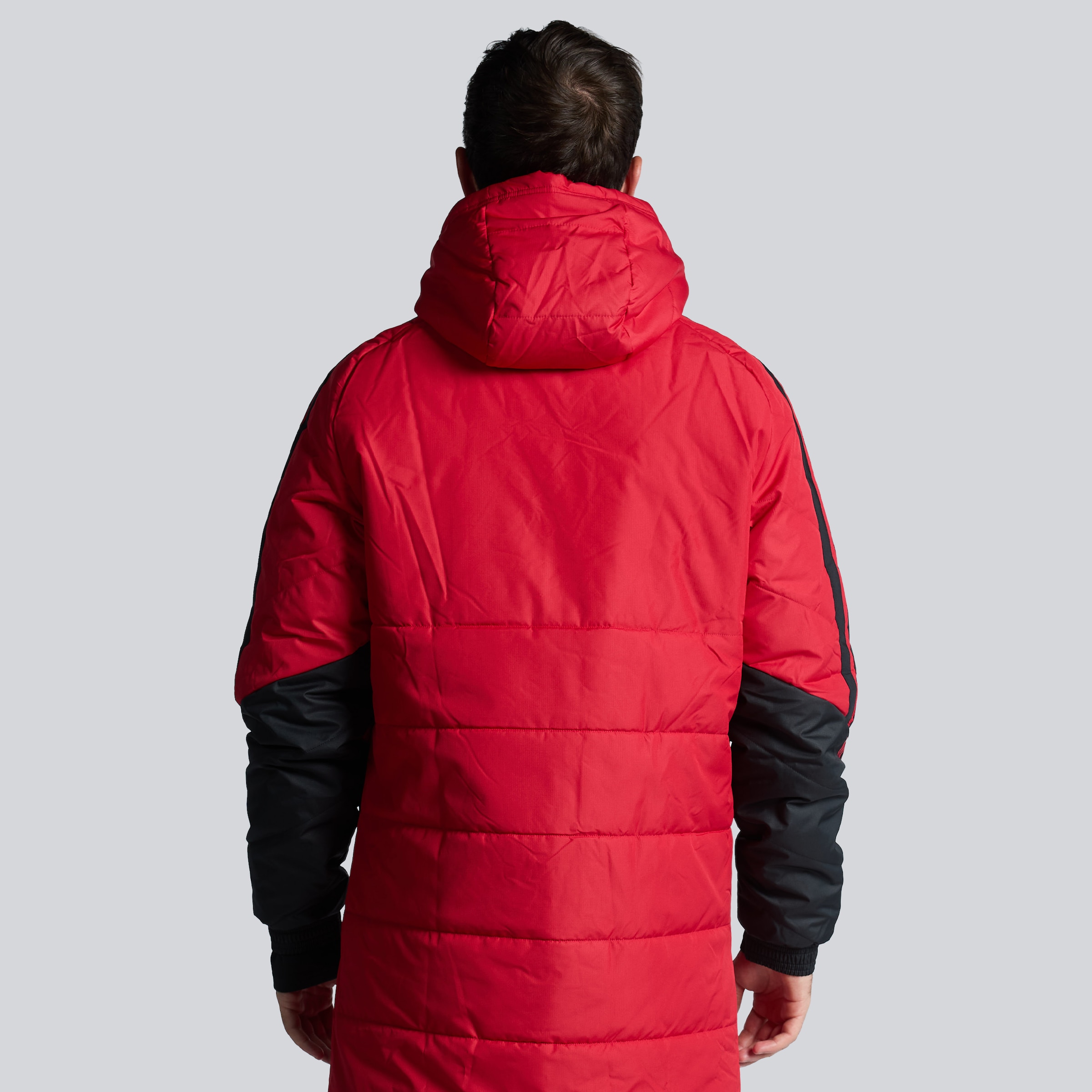 Manchester United 26/27 Training Tiro Authentic Long Coat Red (Sponsored) Red Detail [2-6]