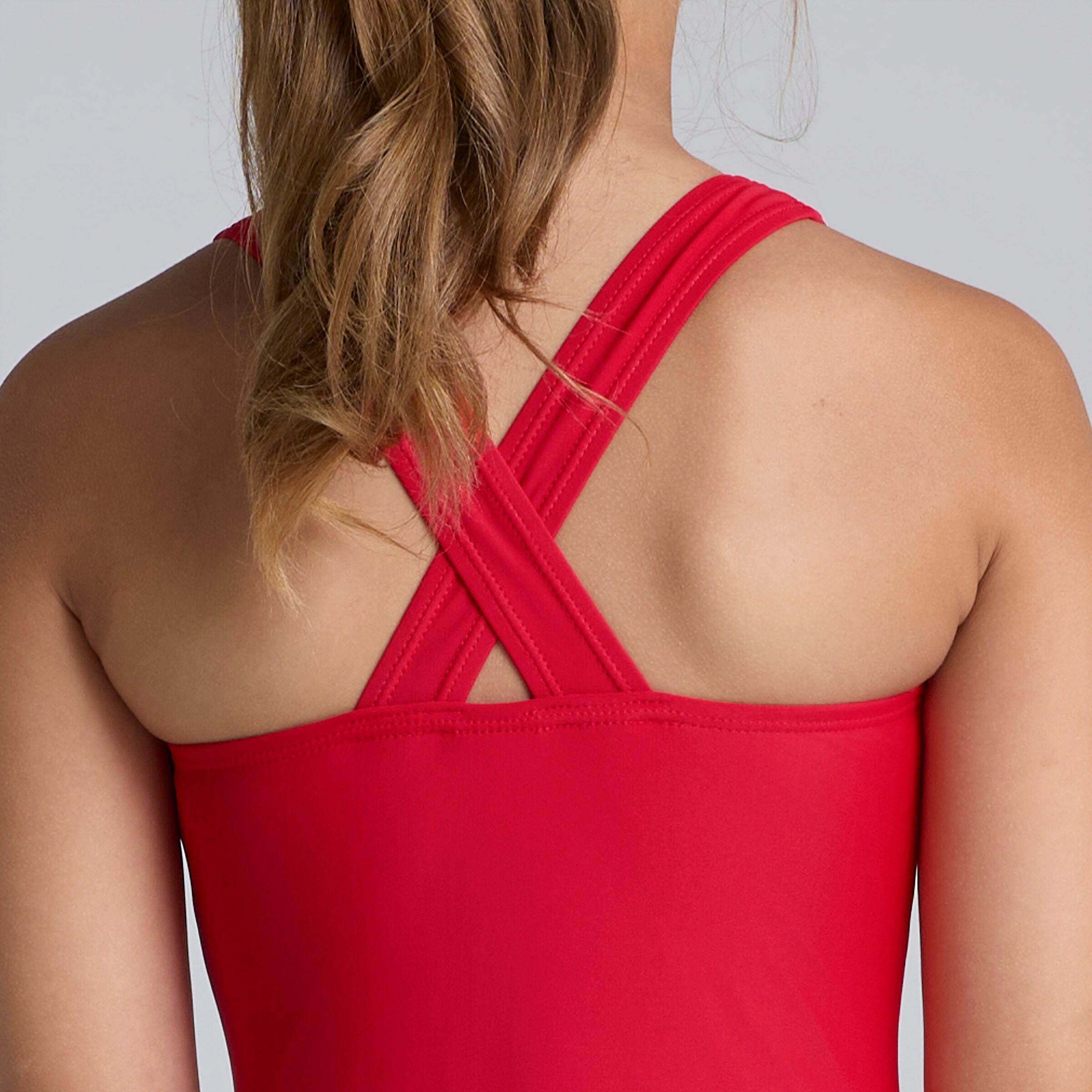 Manchester United Kids Swimming Costume Red Red Detail [5-5]