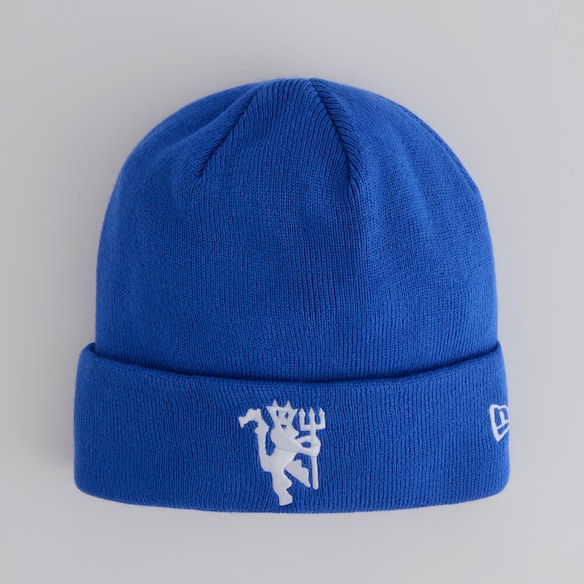 Manchester United x New Era Devil Cuff Beanie Blue Blue