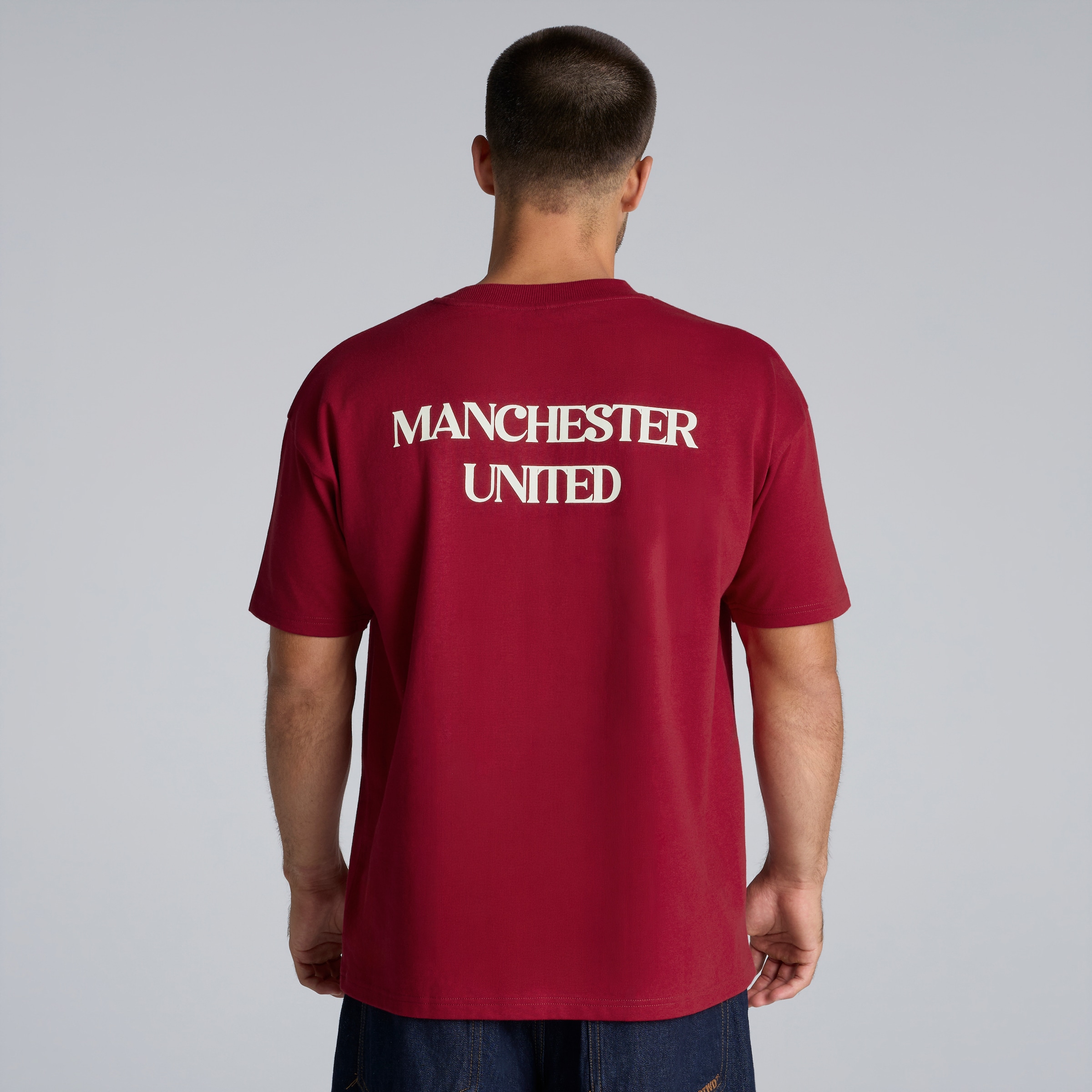 Manchester United There's Nothing on Earth Like Being a Red Print T-Shirt Red Rojo Detalle [2-5]