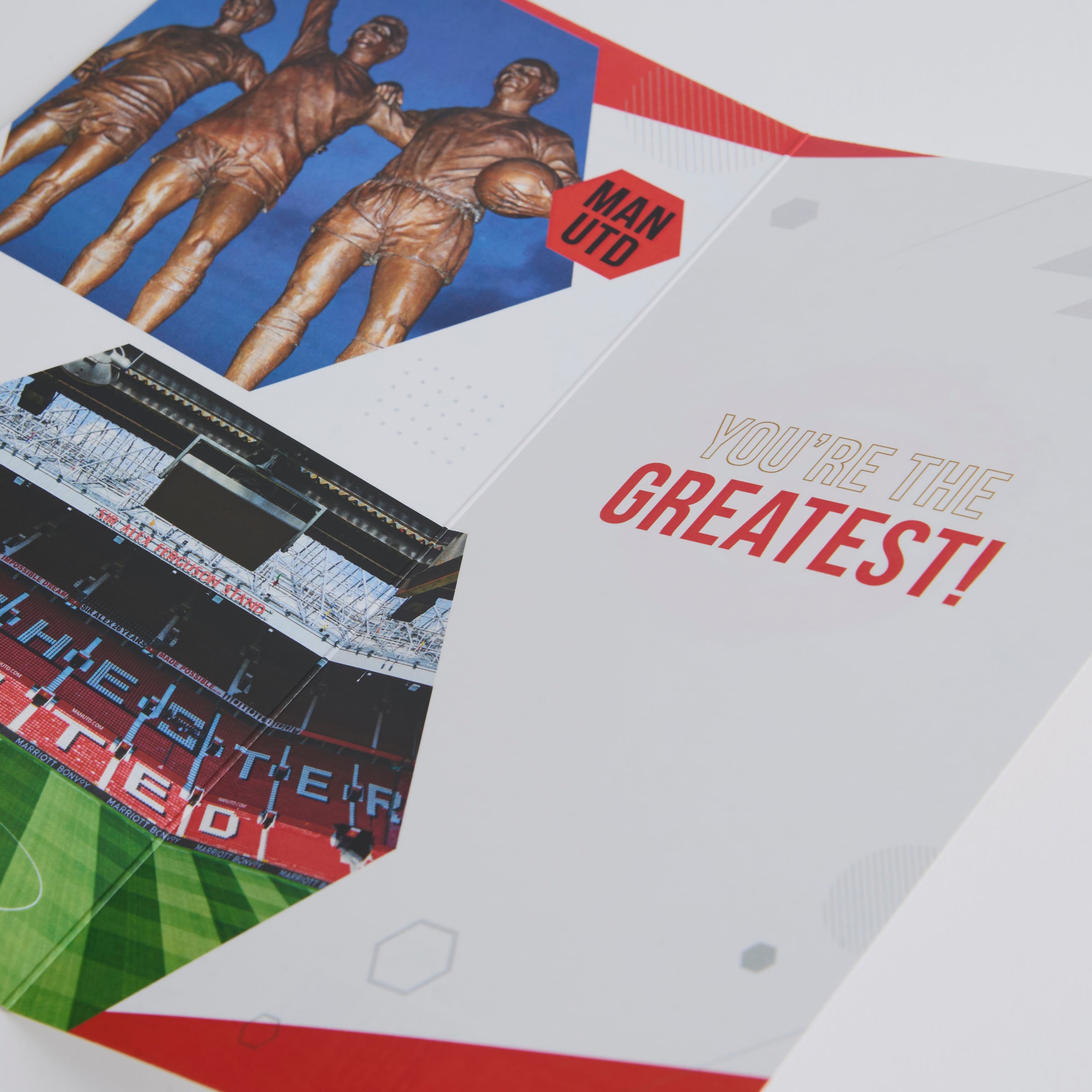 Manchester United Dad Greeting Card Red Red Detail [4-4]