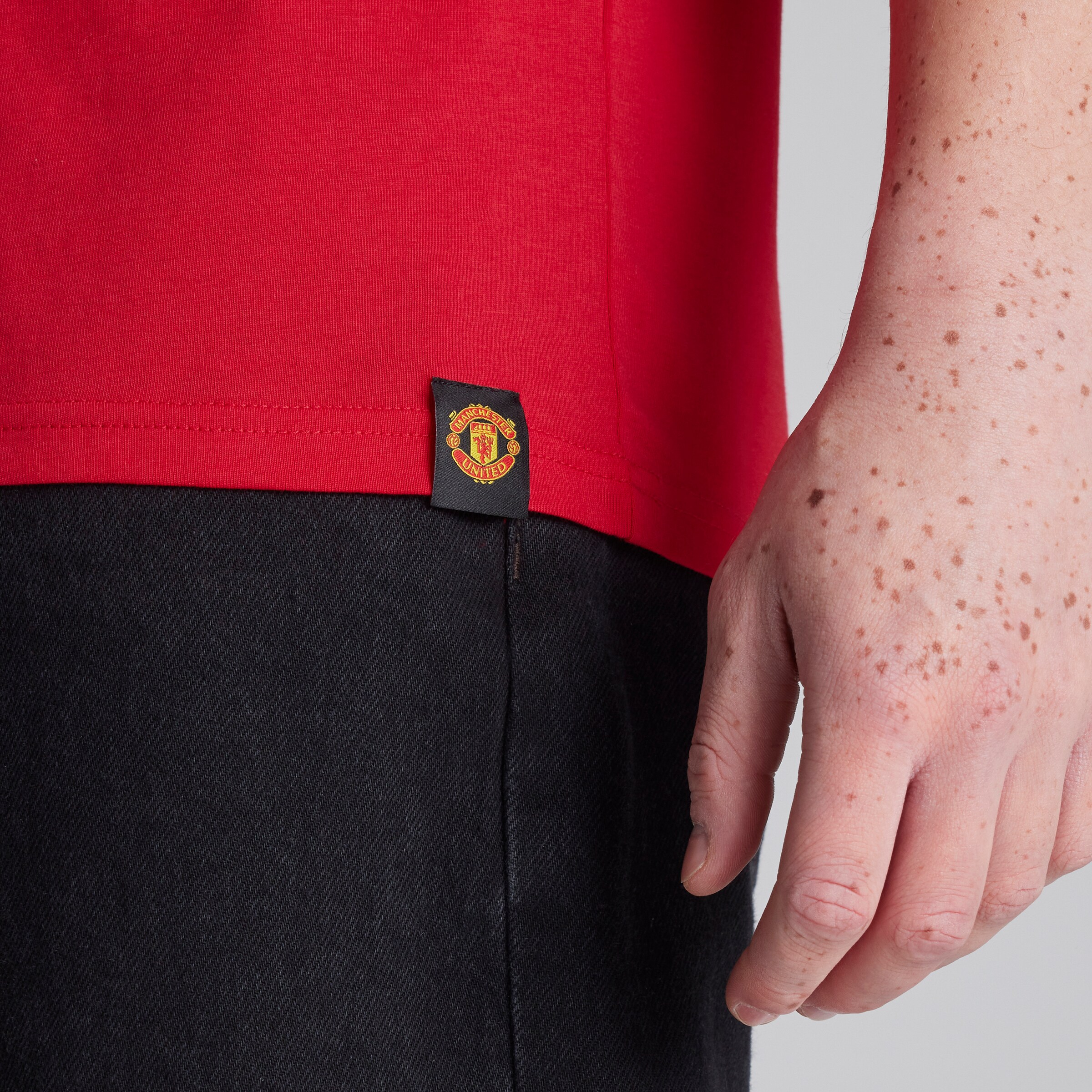 Manchester United Old Trafford Co-ordinates T-Shirt Red Rouge Détail [9-9]
