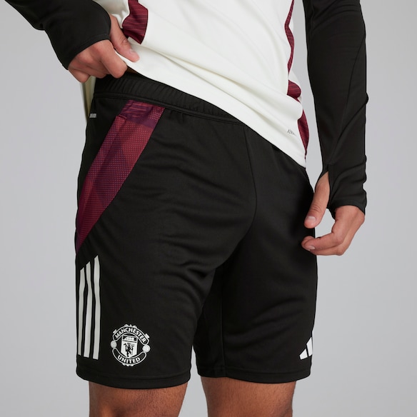 Manchester United Mens Training Tiro 24 Shorts Black Black