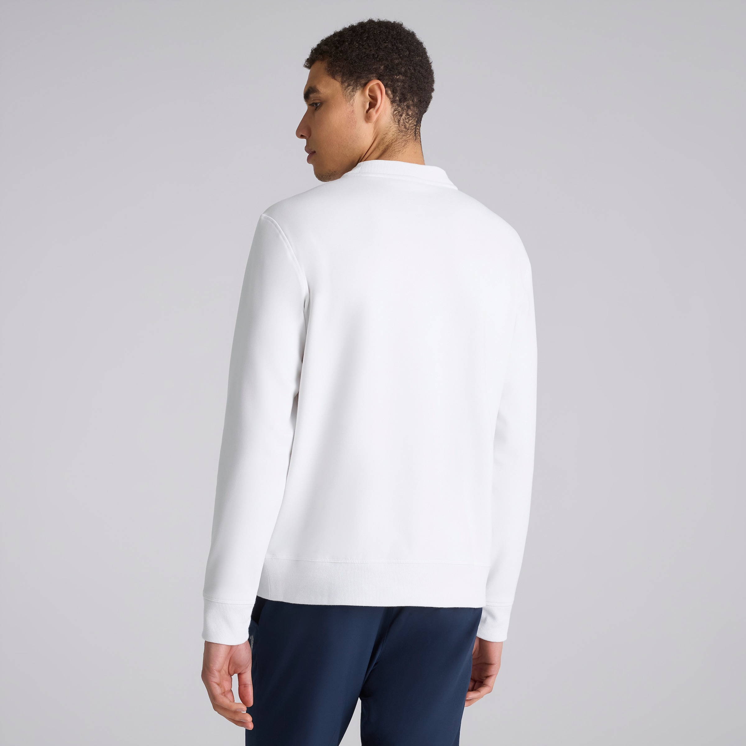 Manchester United x adidas Golf Ultimate365 Sweatshirt White White Detail [2-5]