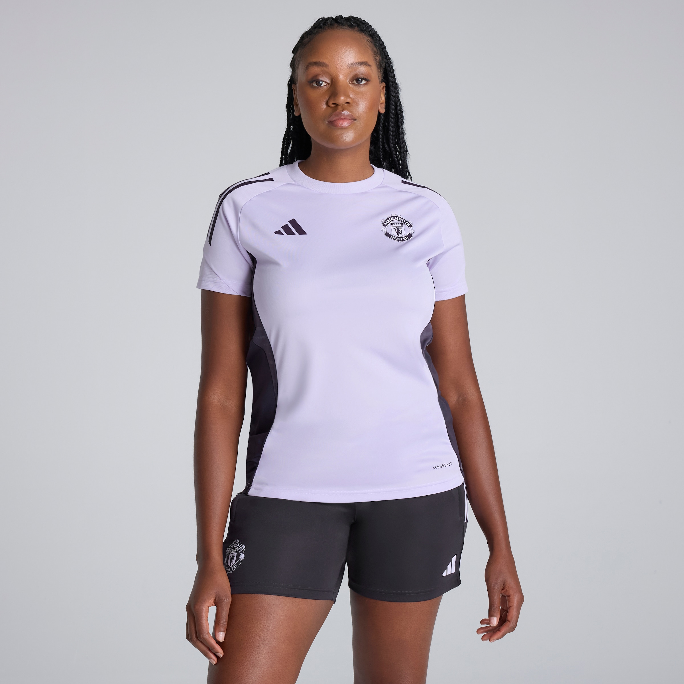 Manchester United Tiro 25 Competition Training Jersey Purple