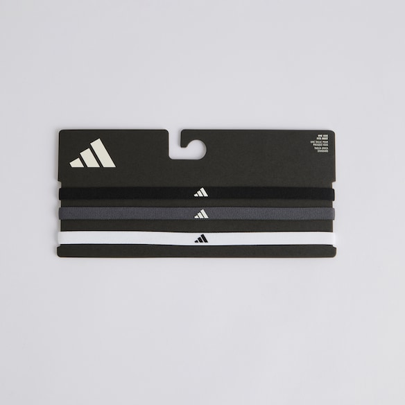 Manchester United x adidas Essentials Hairband 3-Pack Black/Grey/White Multi