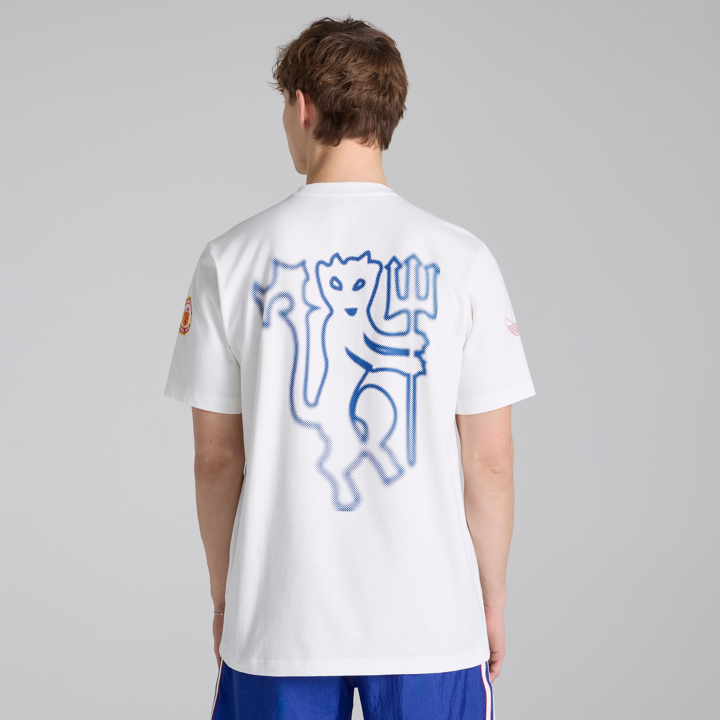 Manchester United x adidas Bringback 90/92 T-Shirt White Blanc Détail [3-8]