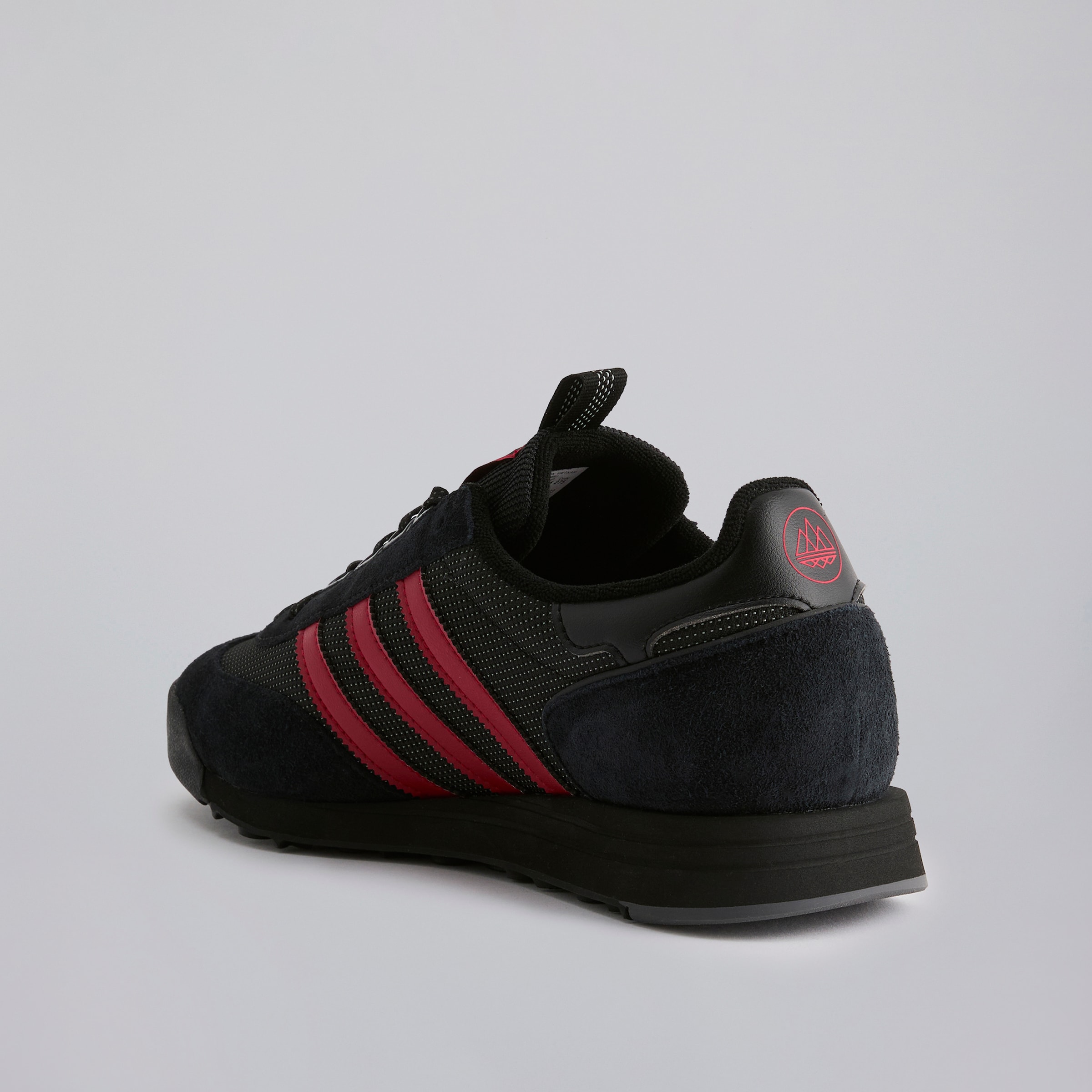 Manchester United x adidas SPZL FC SL83 Trainers Black Black Detail [3-5]