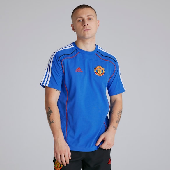 Manchester United x adidas Urban Purist T-Shirt Blue Blue