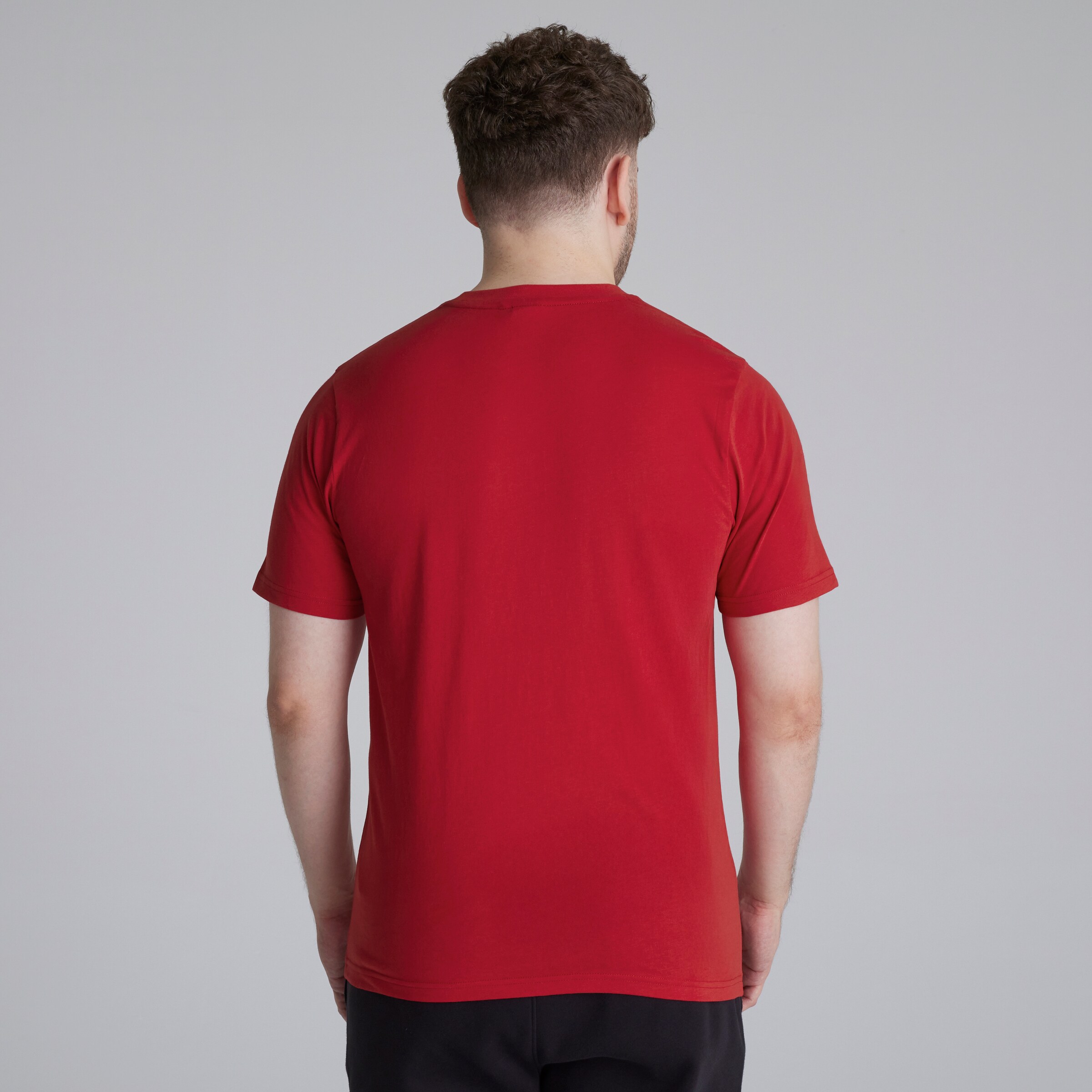Manchester United Devil Essentials T-Shirt Red Red Detail [2-4]