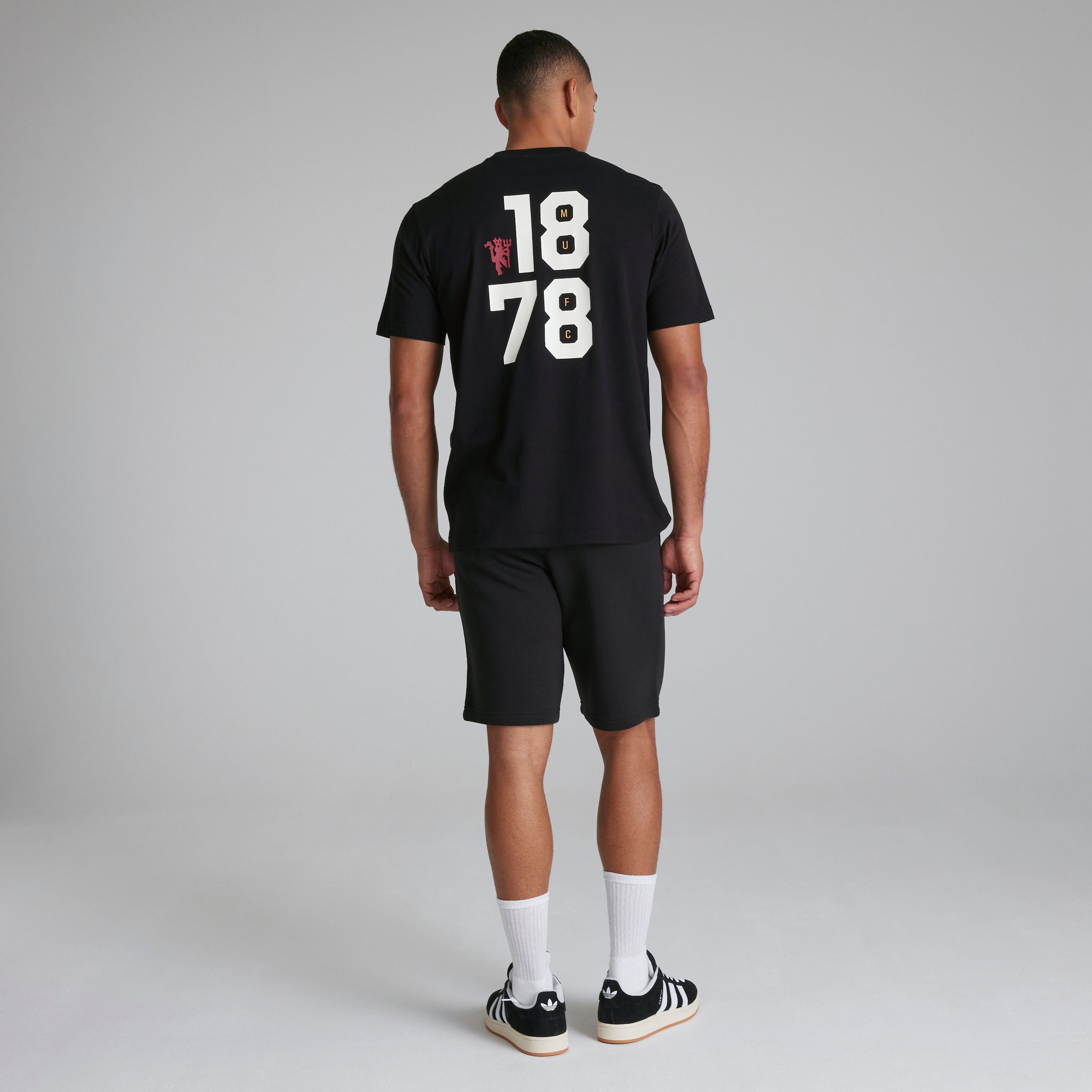 Manchester United VRCT Shorts Black Black Detail [3-8]