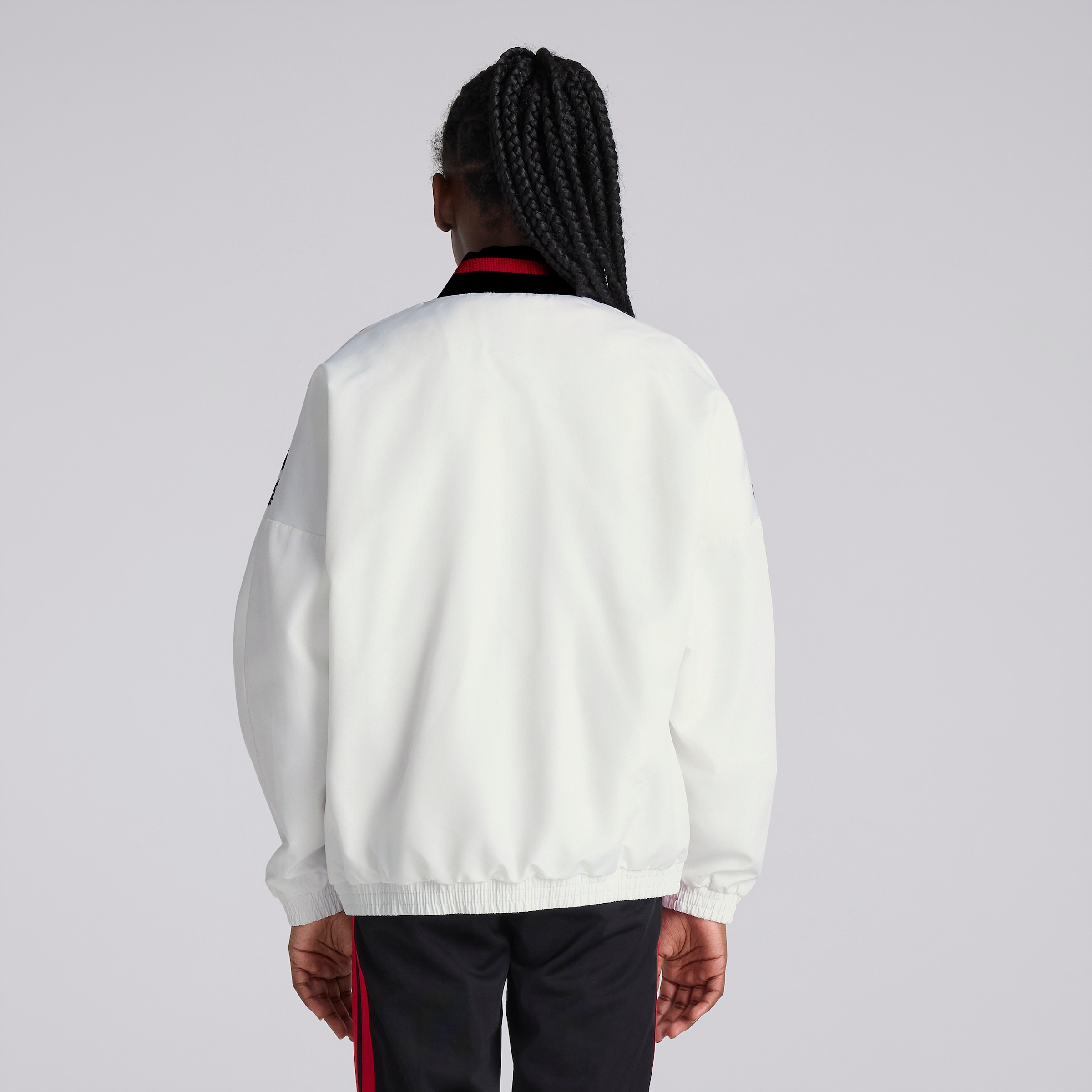 Manchester United x adidas Kids Stadium Track Top White White Detail [2-6]