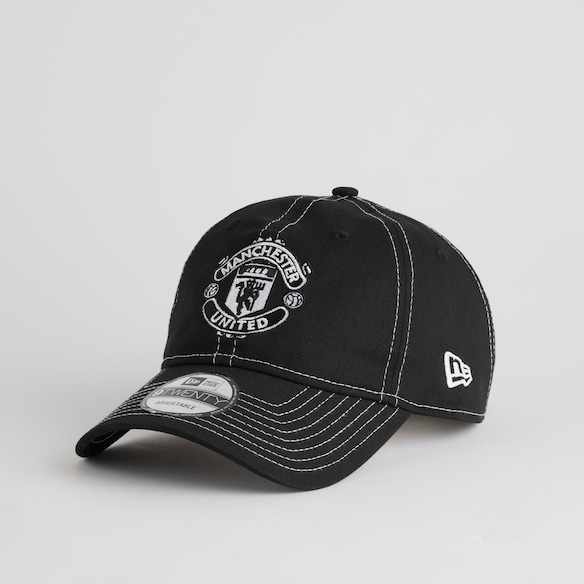 Manchester United x New Era Contrast Stitch 9Twenty Cap Black Black