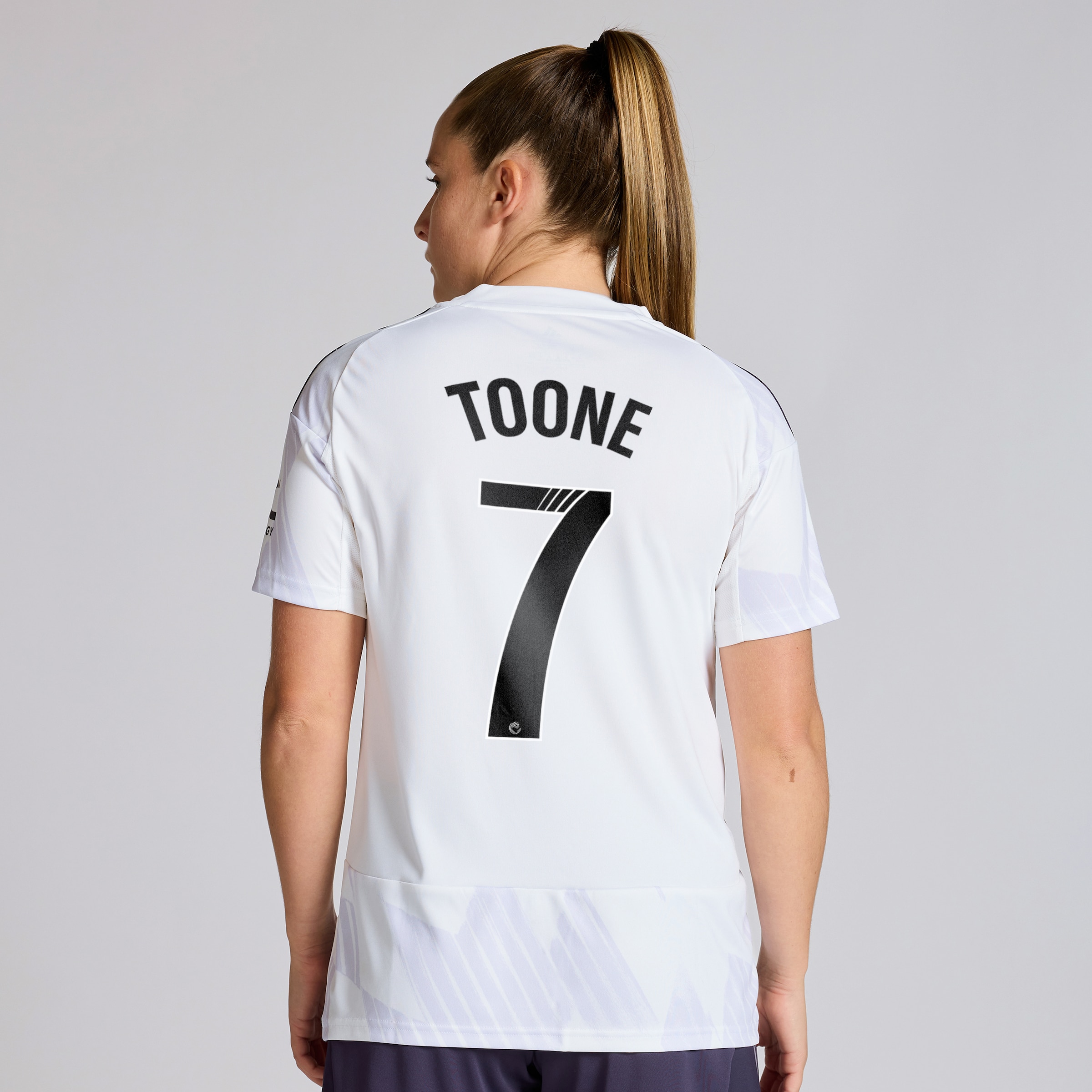 Manchester United 25/26 Away Jersey Womens with Toone 7 WSL Printing Red