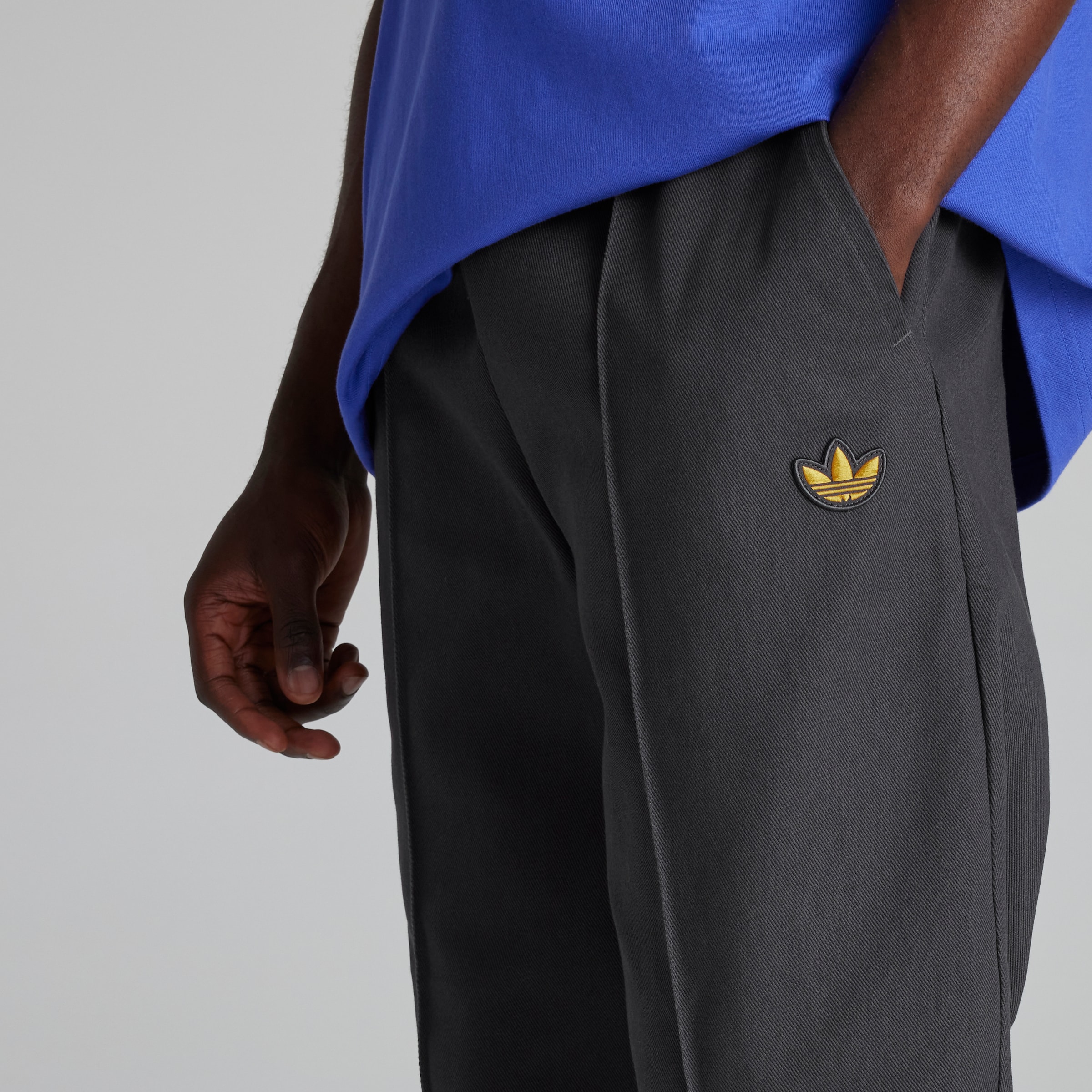 Manchester United Terrace Icons Drill Tracksuit Bottoms Negro Detalle [5-6]