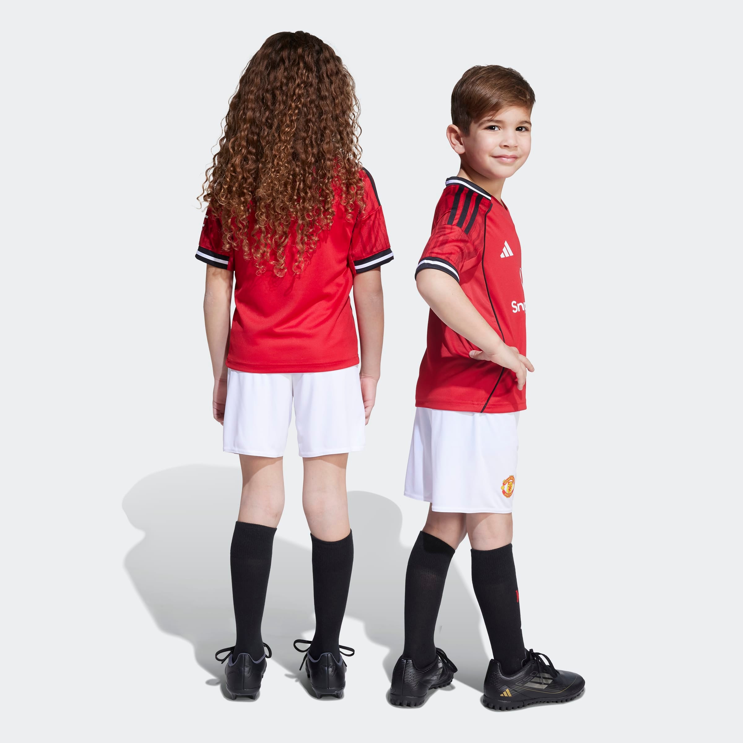 Manchester United Kids 25/26 Home Mini Kit Red Detail [2-11]