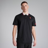 Manchester United x adidas Golf Twistknit Polo Shirt Black