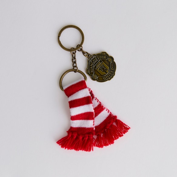 Manchester United Scarf Keyring Red Rot
