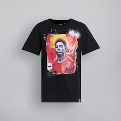 Manchester United Kids Graffiti Rashford T-Shirt Black