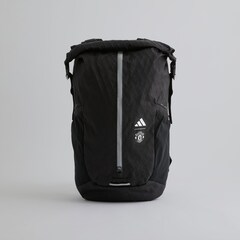Manchester United x adidas Roll Top Backpack Black
