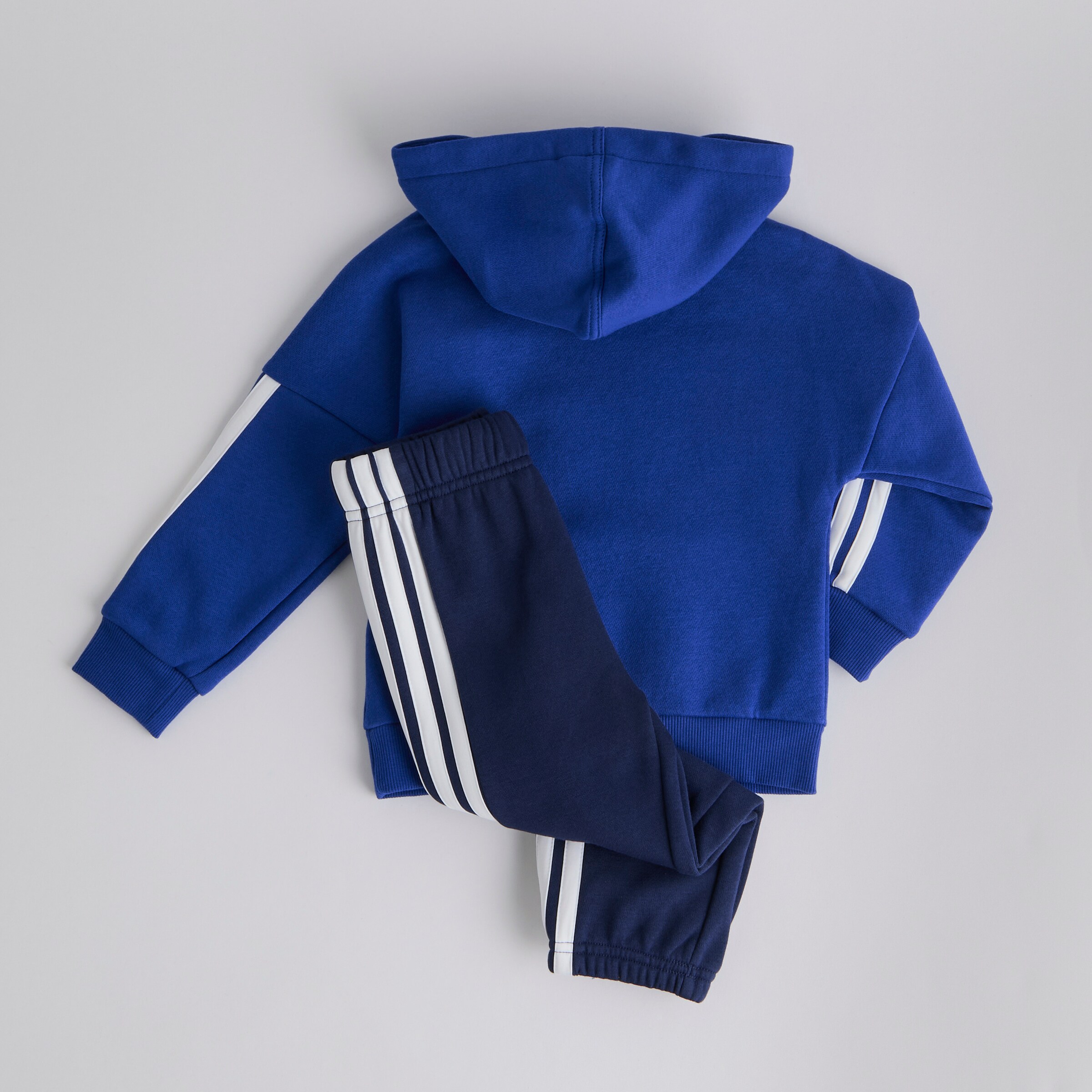 Manchester United x adidas Infant Essentials Hooded Jogger Set Blue Blue Detail [2-4]
