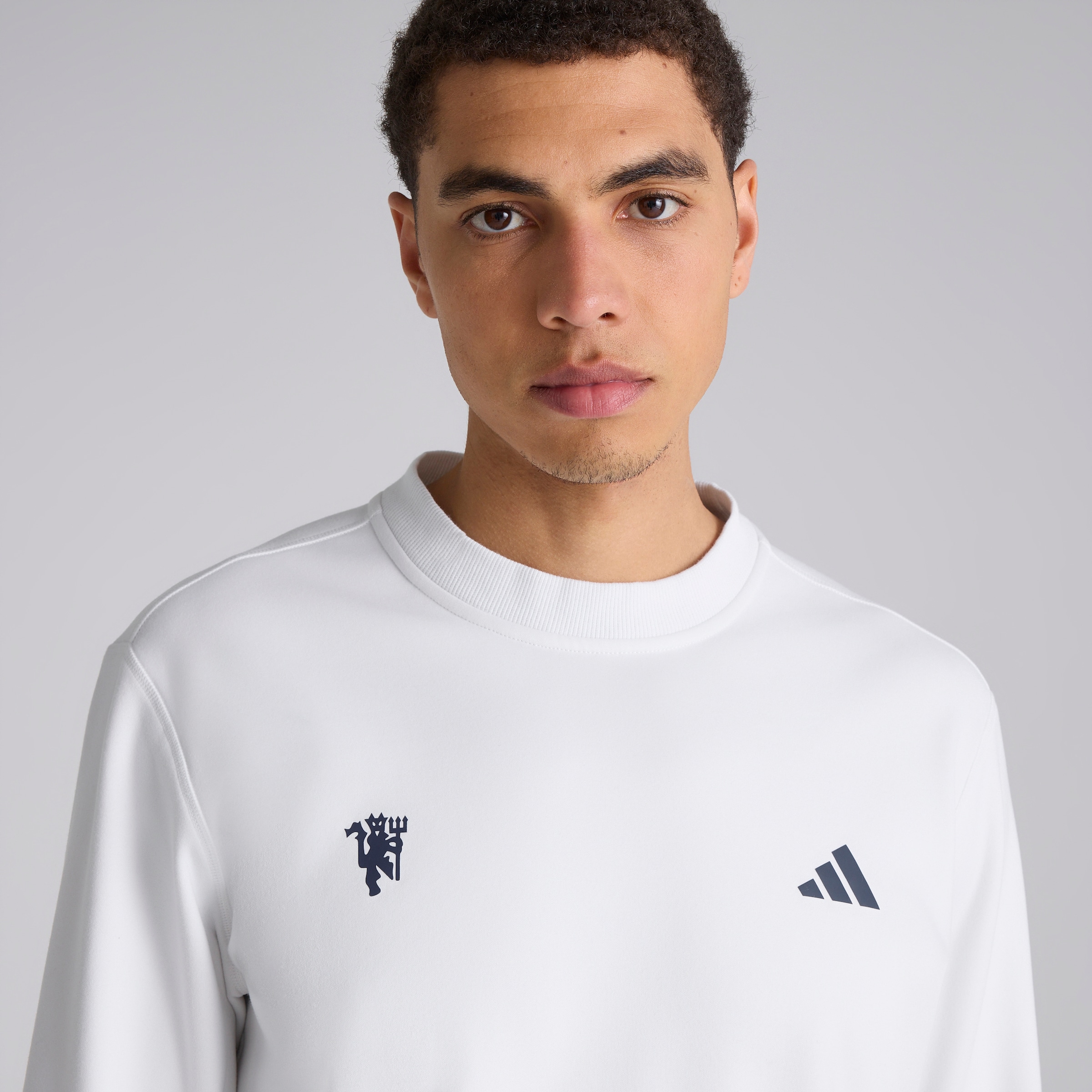 Manchester United x adidas Golf Ultimate365 Sweatshirt White White Detail [5-5]