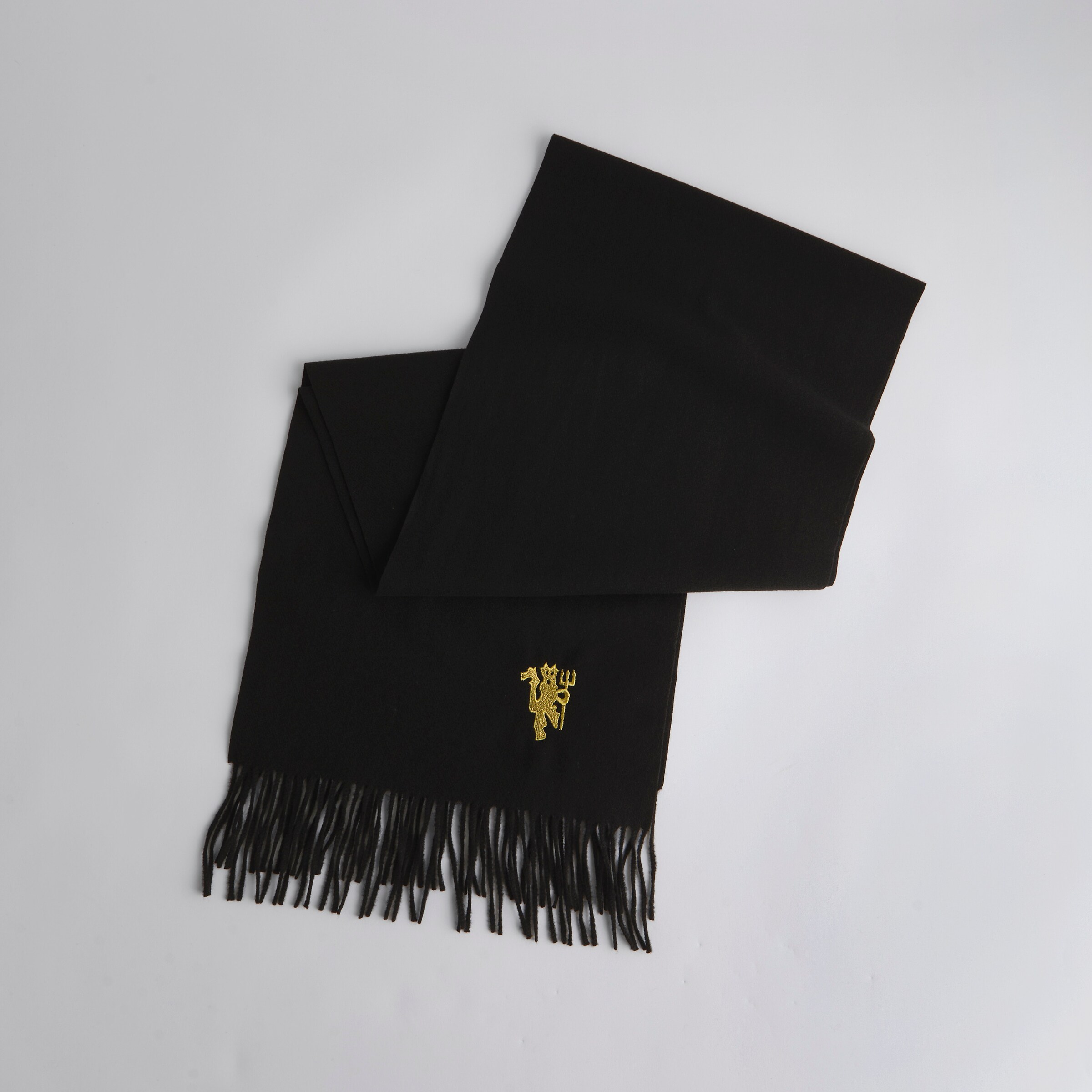 Manchester United Scarf Gift Box Black Black Detail [3-4]