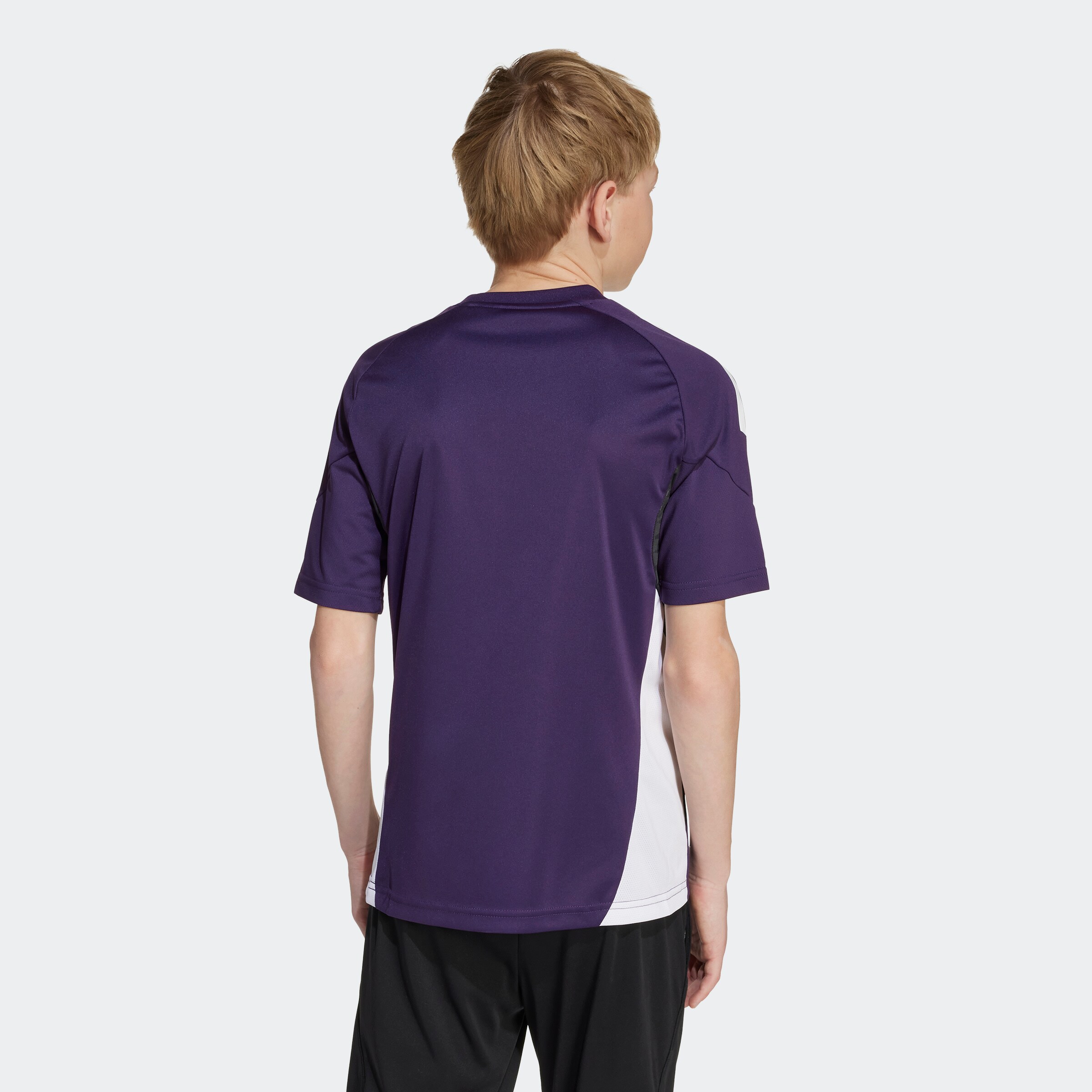 Manchester United Tiro 25 Competition Training Jersey Kids Purple Detail [5-9]