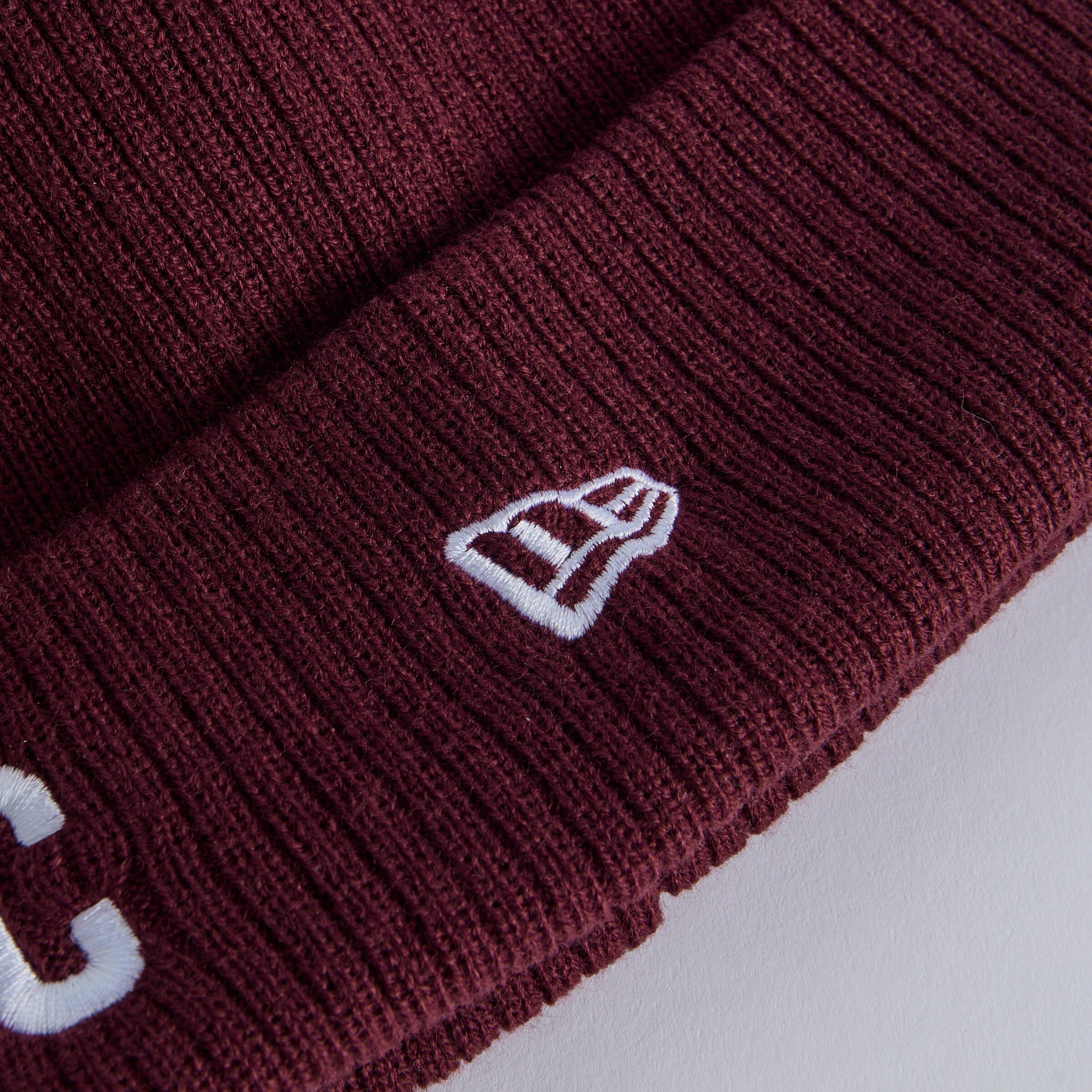 Manchester United x New Era MUFC Cuff Beanie Burgu Detail [4-4]