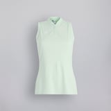 Manchester United x adidas Womens Golf Ultimate365 Tour HEAT.RDY Sleeveless Polo Shirt White