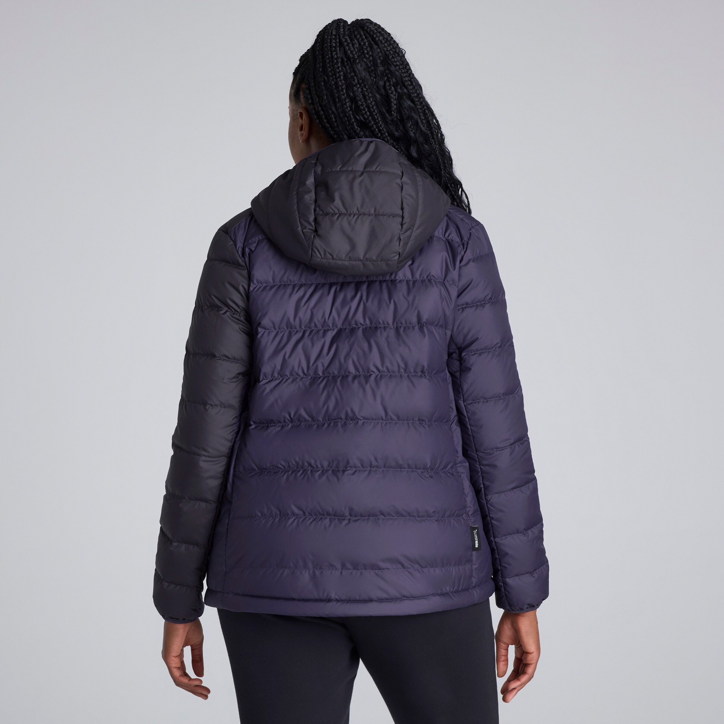 Manchester United x adidas Womens Terrex CLIMAWARM Hooded Jacket Purple Violet Détail [2-6]