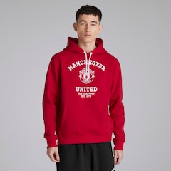 Manchester United Varsity Overhead Hoodie Red
