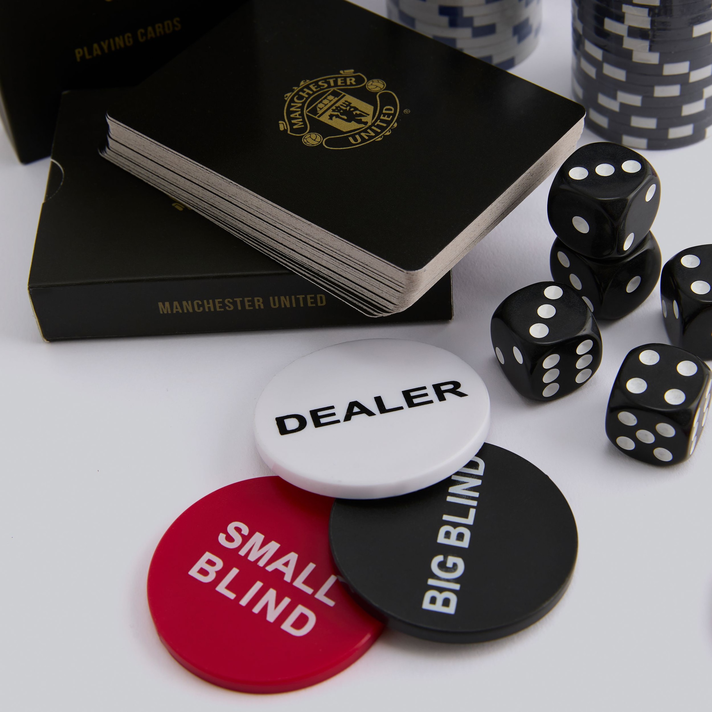 Manchester United Poker Set Black Black Detail [4-5]