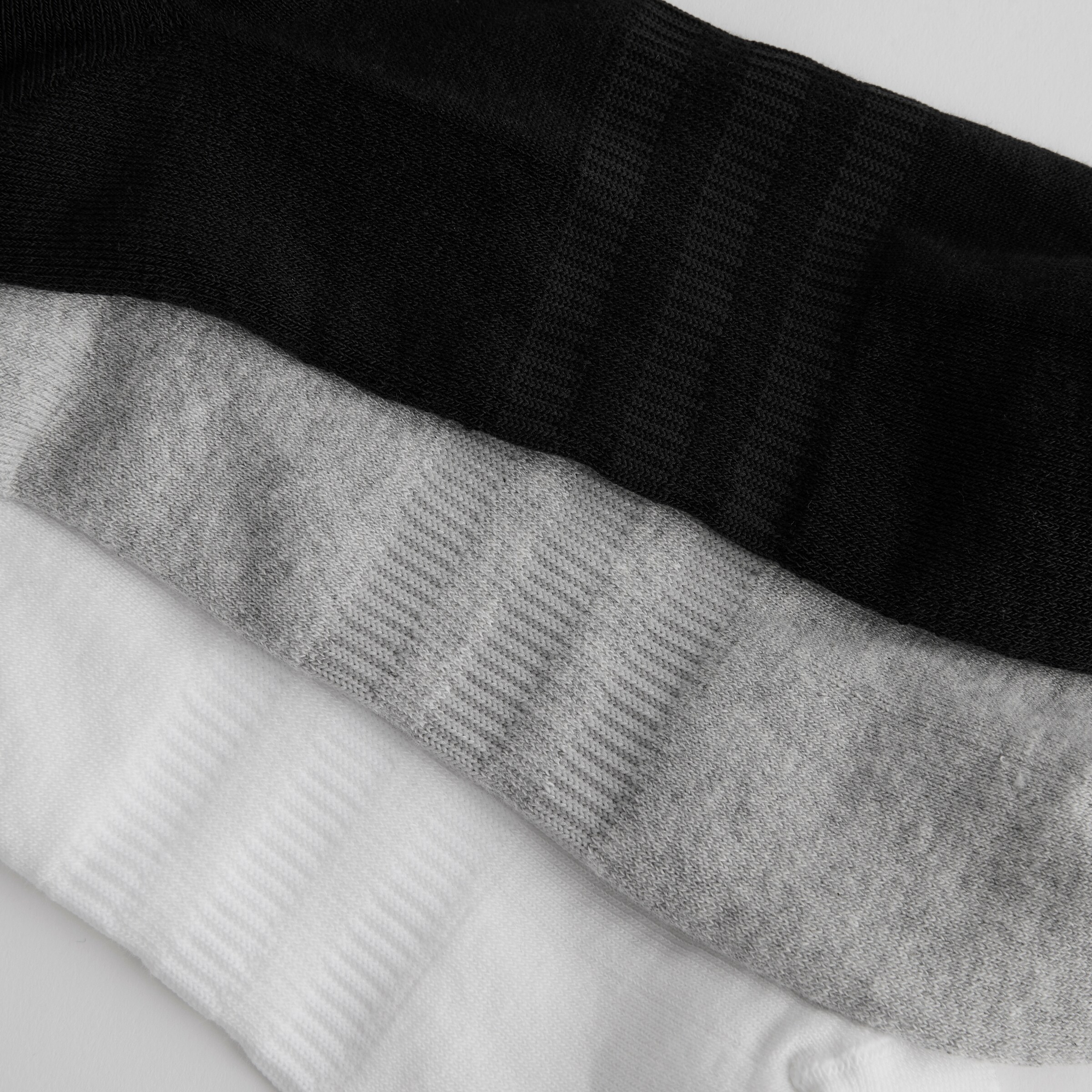 Manchester United x adidas Essentials Cushioned Crew Socks 3 Pack Black/Grey/White Multi Detail [4-4]