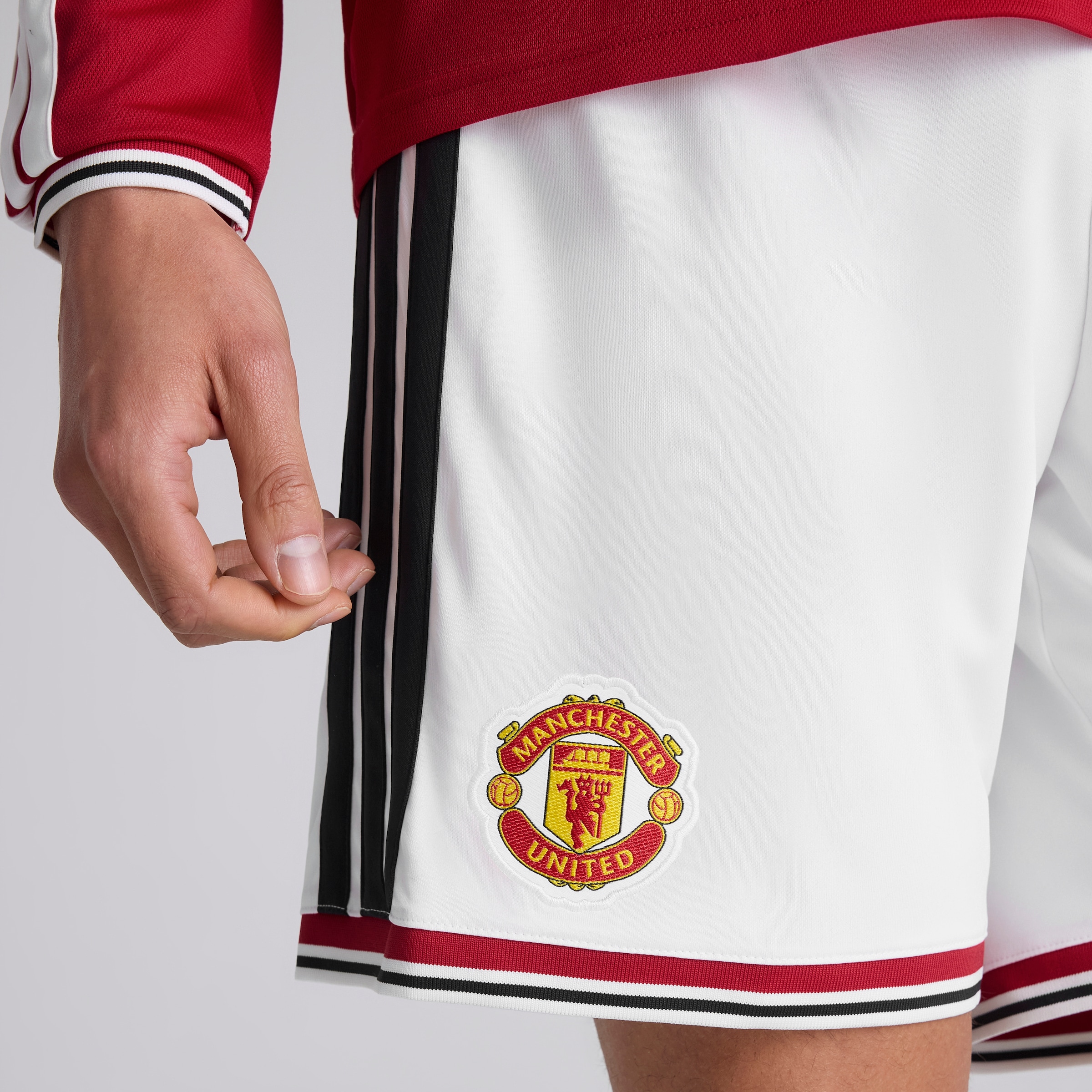 Manchester United 26/27 Home Shorts White 白色 细节 [4-5]