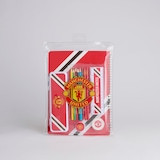 Manchester United Core Stripe A4 Stationery Set 13 Piece Red