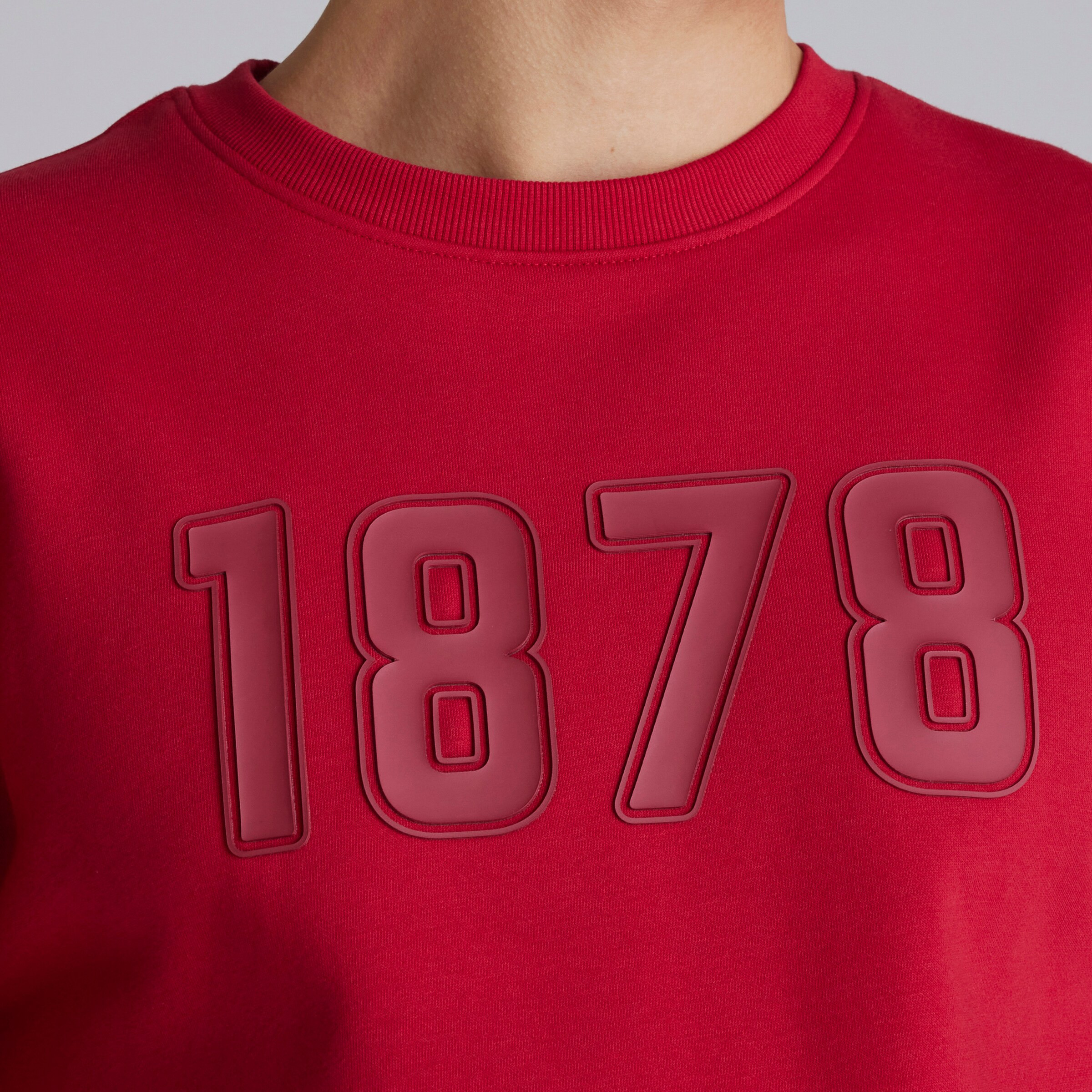 Manchester United Mens 1878 Sweatshirt Red Red Detail [5-5]