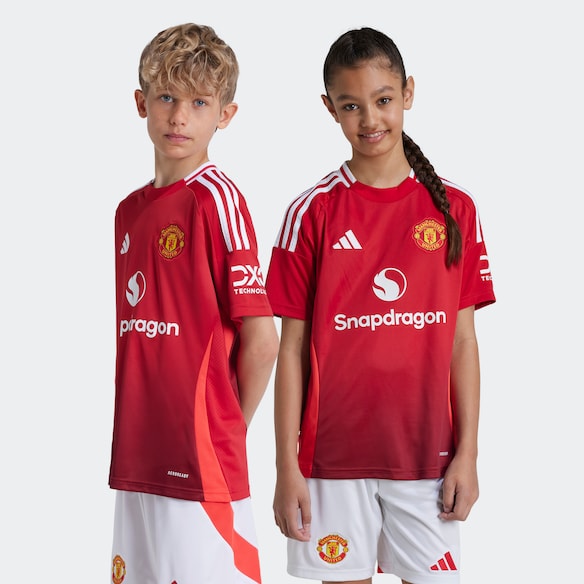 Manchester United 24/25 Home Jersey Kids Red