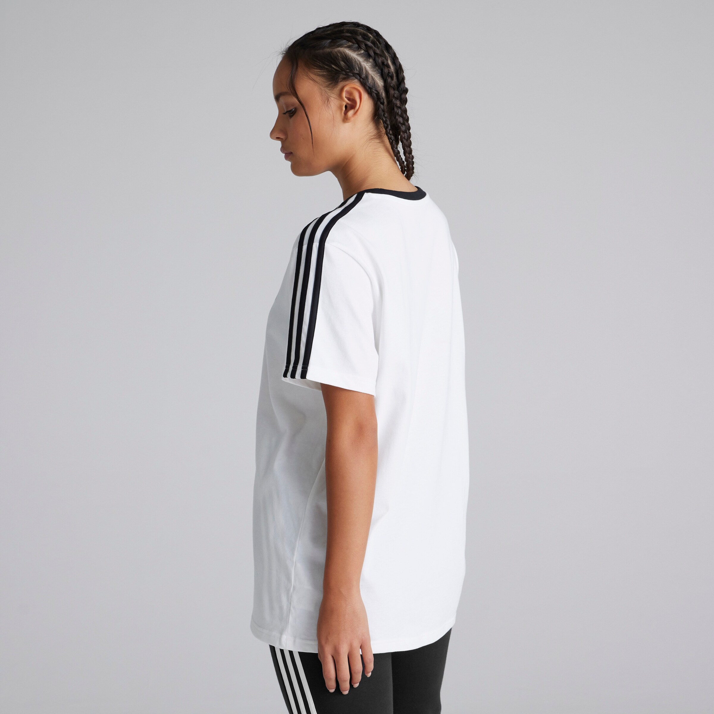 Buy Manchester United x adidas Womens Essentials 3-Stripes T