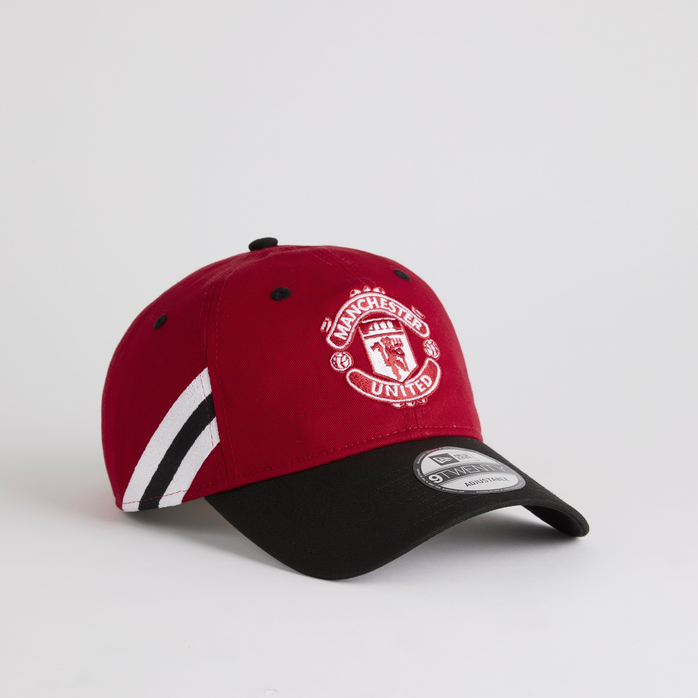 Manchester United x New Era Bar Stripe 9Twenty Cap Red 빨간색 세부 사항 [3-5]