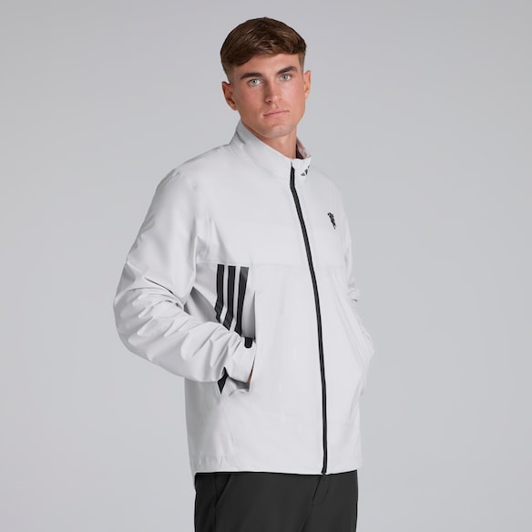 Manchester United x adidas Golf Ultimate365 Tour CLIMAPROOF+ Jacket Grey Gris
