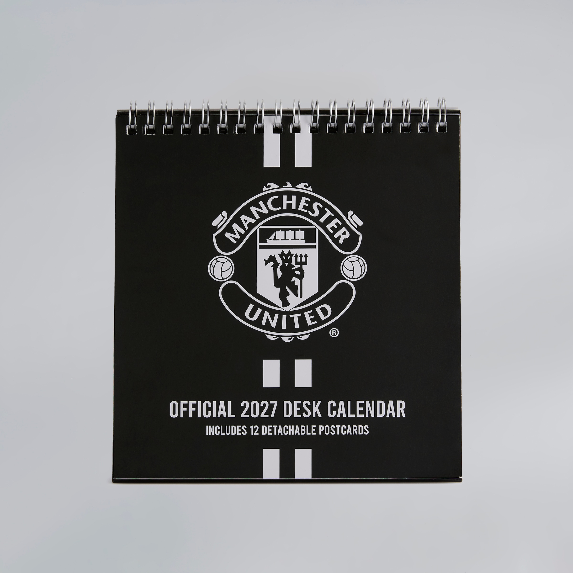Manchester United 2027 Desk Easel Calendar Black Red