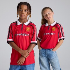 Manchester United Kids 1998-00 Home Shirt Red