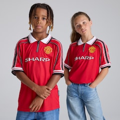Manchester United Kids 1998-00 Home Shirt Red