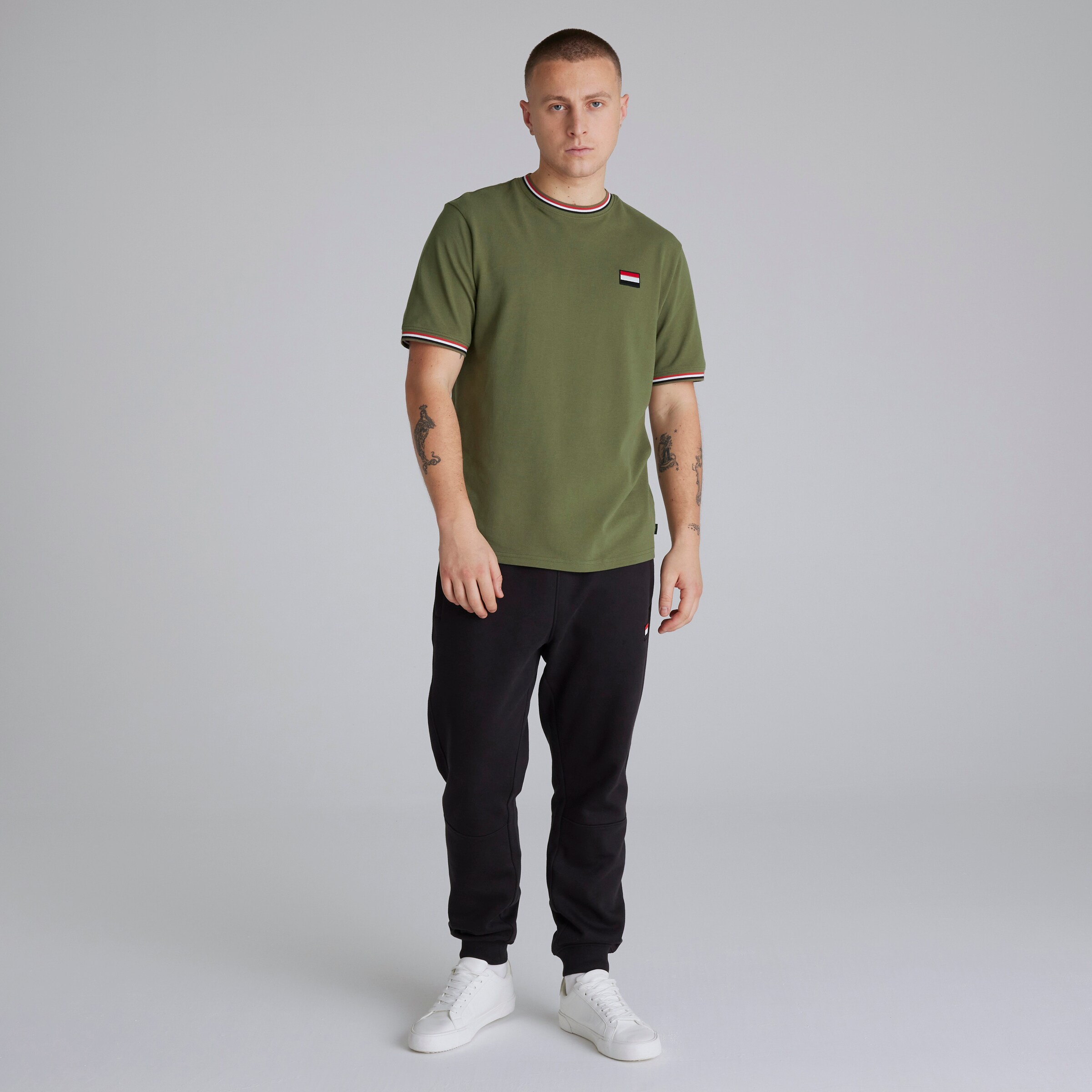 Manchester United Pique T-Shirt Khaki Beige 细节 [3-5]