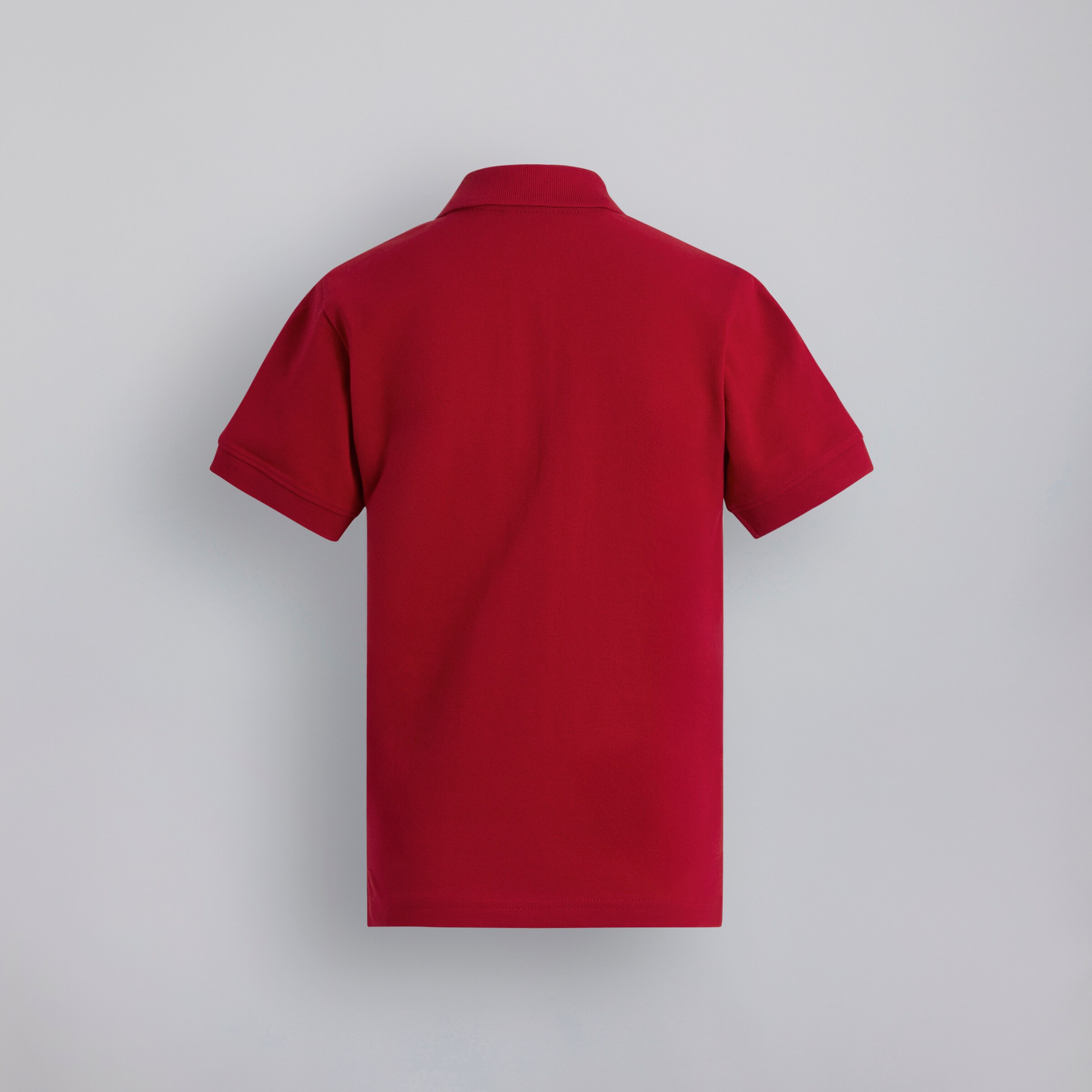 Manchester United Kids Devil Essentials Polo Shirt Red Red Detail [2-2]