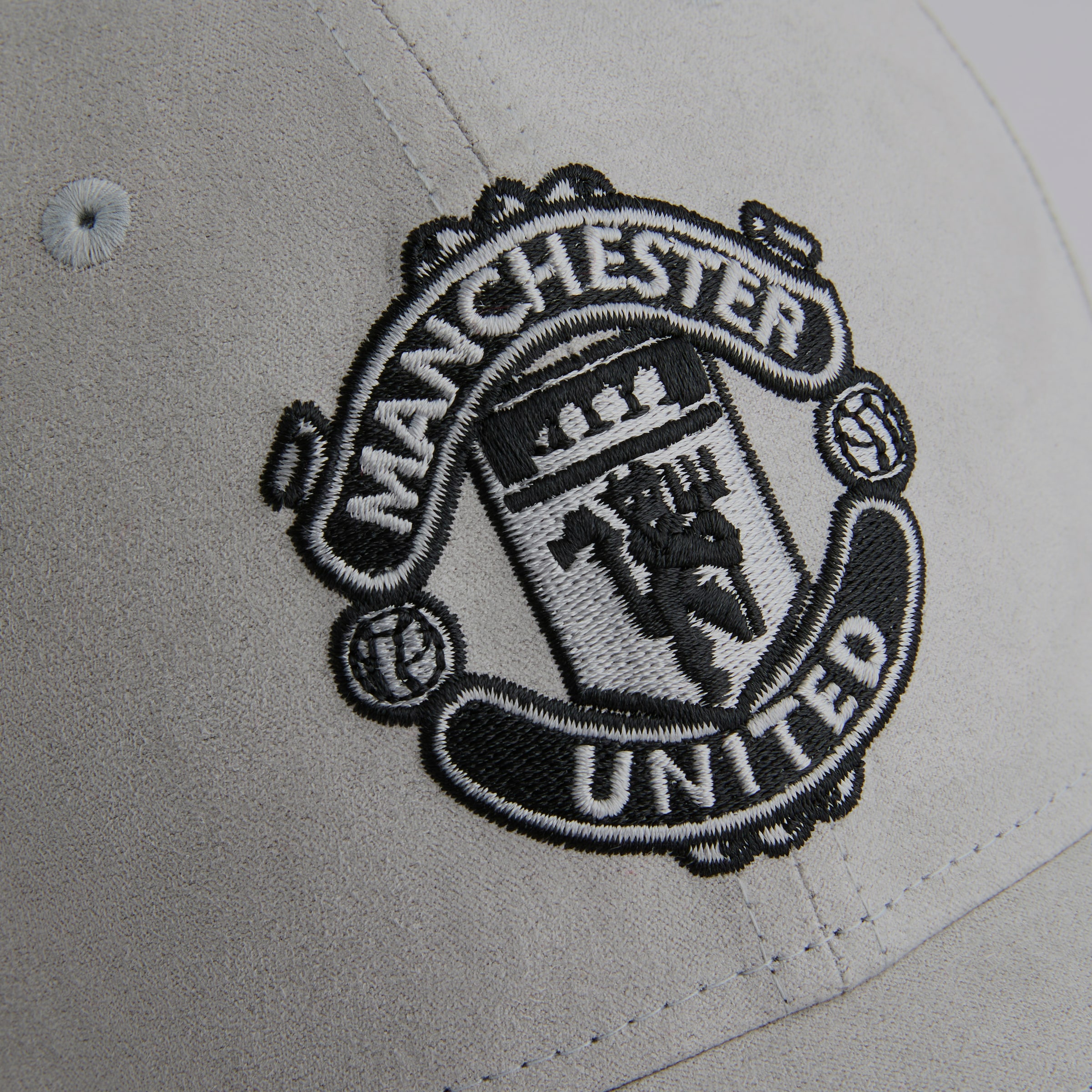 Manchester United x New Era 39Thirty Cap Grey Grey Detail [5-5]