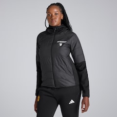 Manchester United x adidas Womens Terrex CLIMAWARM Hybrid Jacket Black
